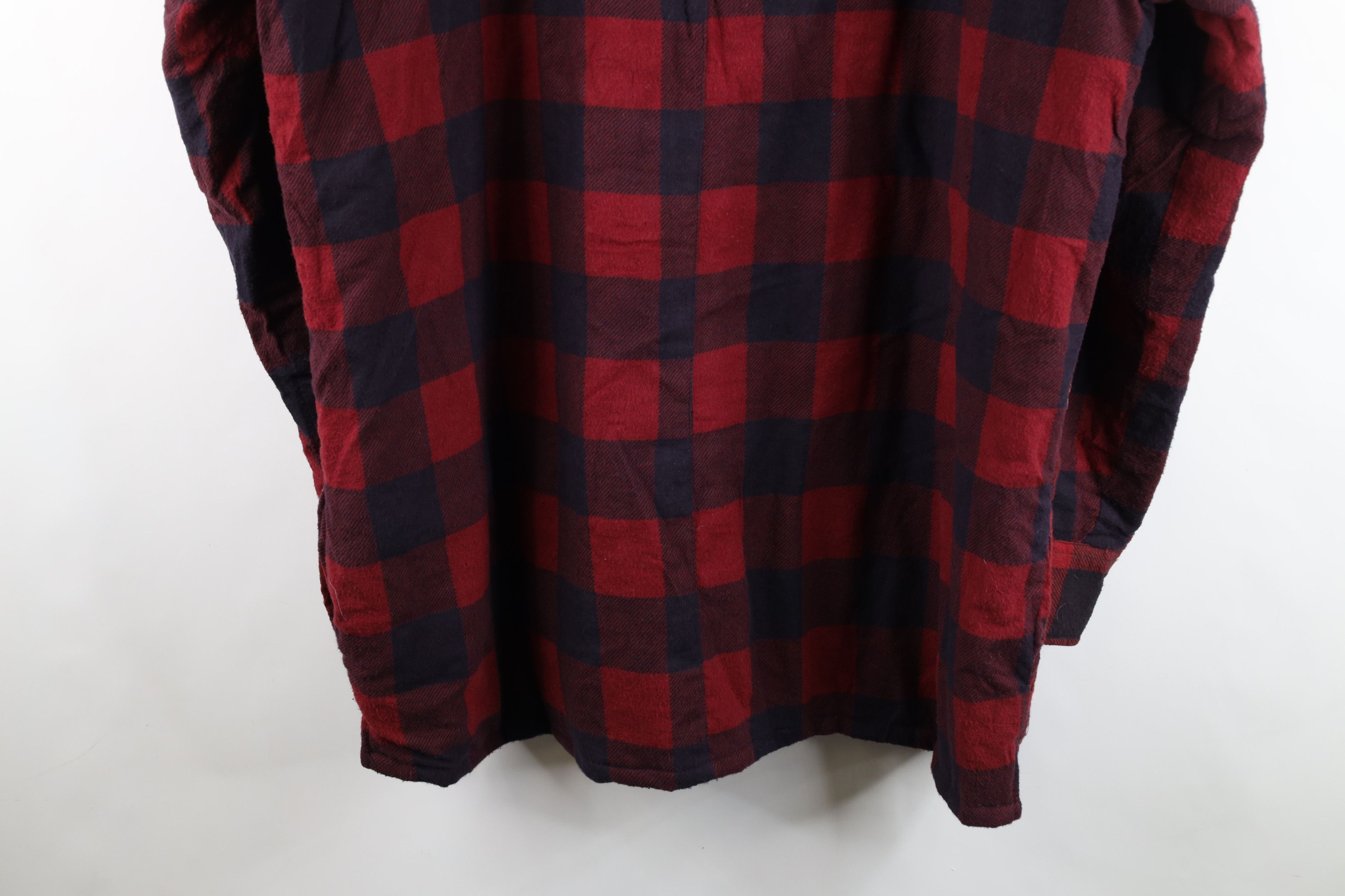 Vintage Vintage 90s Y2K Streetwear Flannel Button Shirt Jacket Jac Size US XXL / EU 58 / 5 - 16 Thumbnail