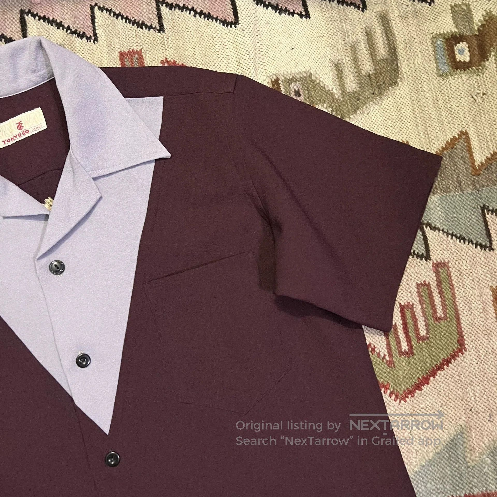 Vintage Vintage 90s Japanese Sukajan Shirt. Size US M / EU 48-50 / 2 - 6 Thumbnail