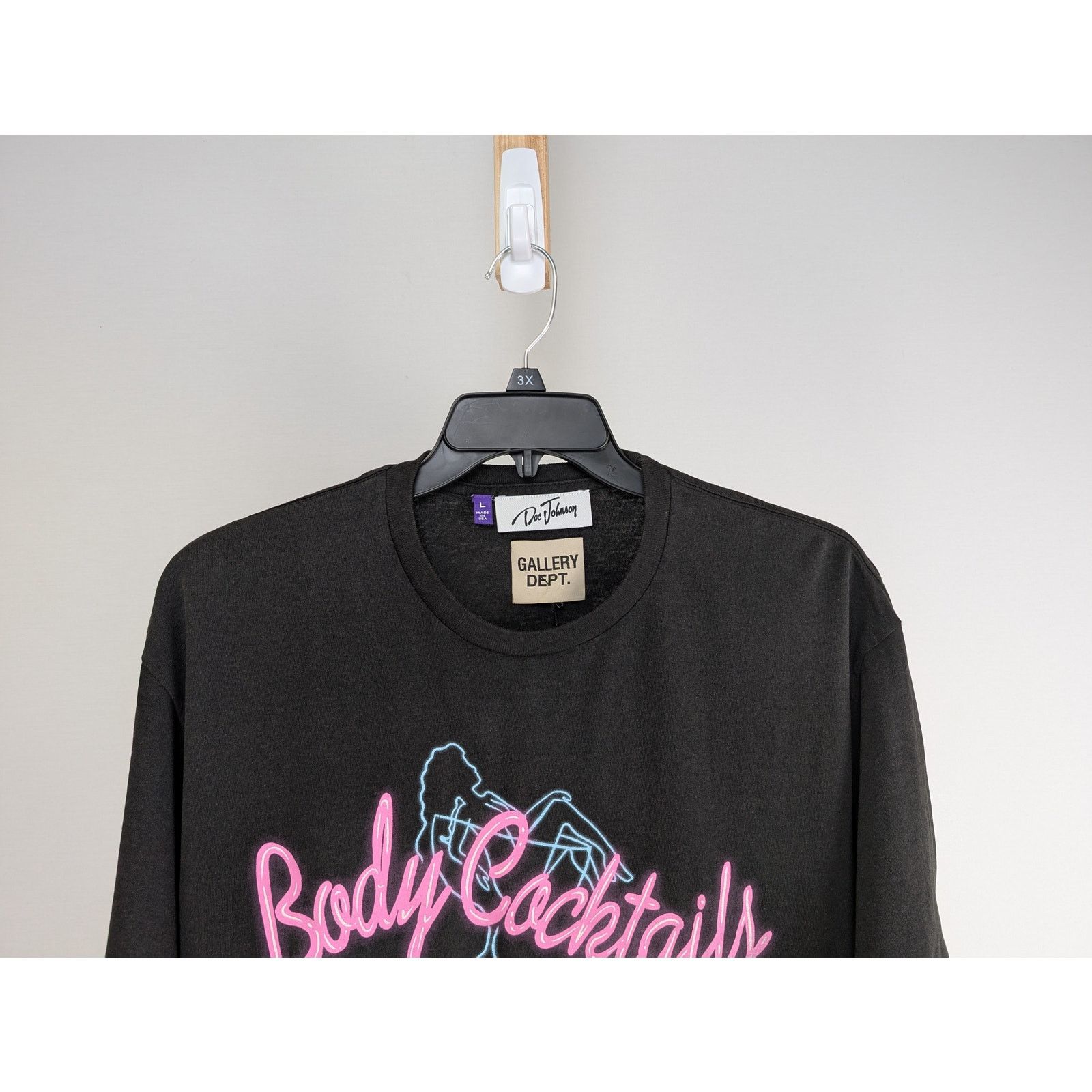 Gallery Dept. o1rshd1 Body Cocktails Tee T-Shirt in Black Size US XXL / EU 58 / 5 - 3 Thumbnail