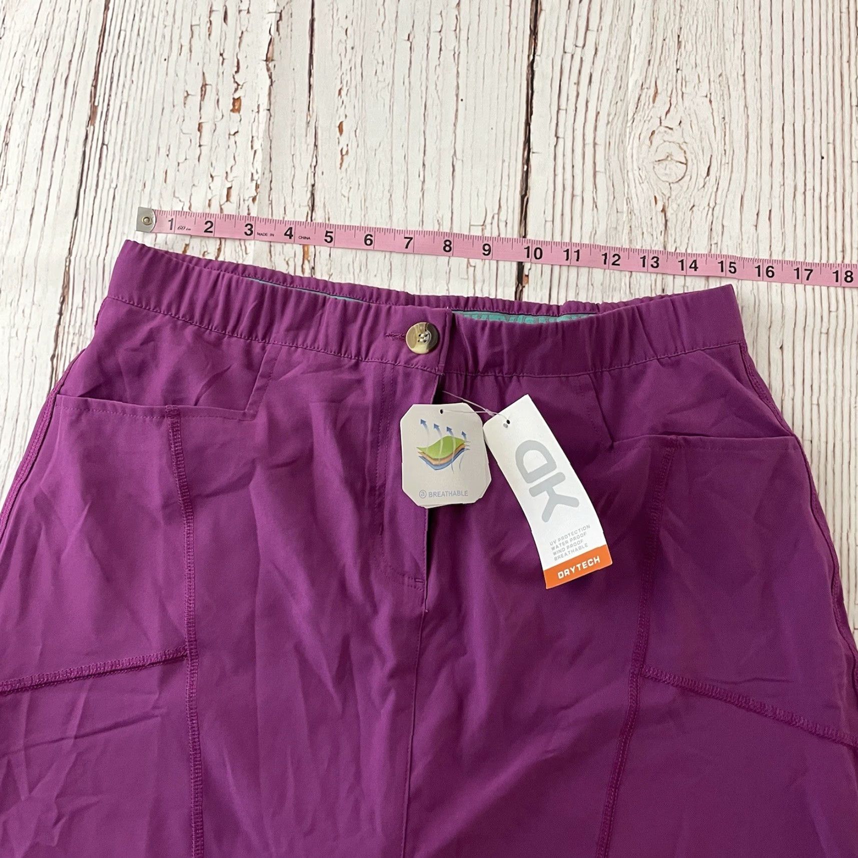 Vintage VINTAGE Little Donkey Andy DryTech Golf Skirt Women's 2XL Purple Skirt Knee Length A-Line Logo Womens Size 40" / US 18 - 4 Thumbnail