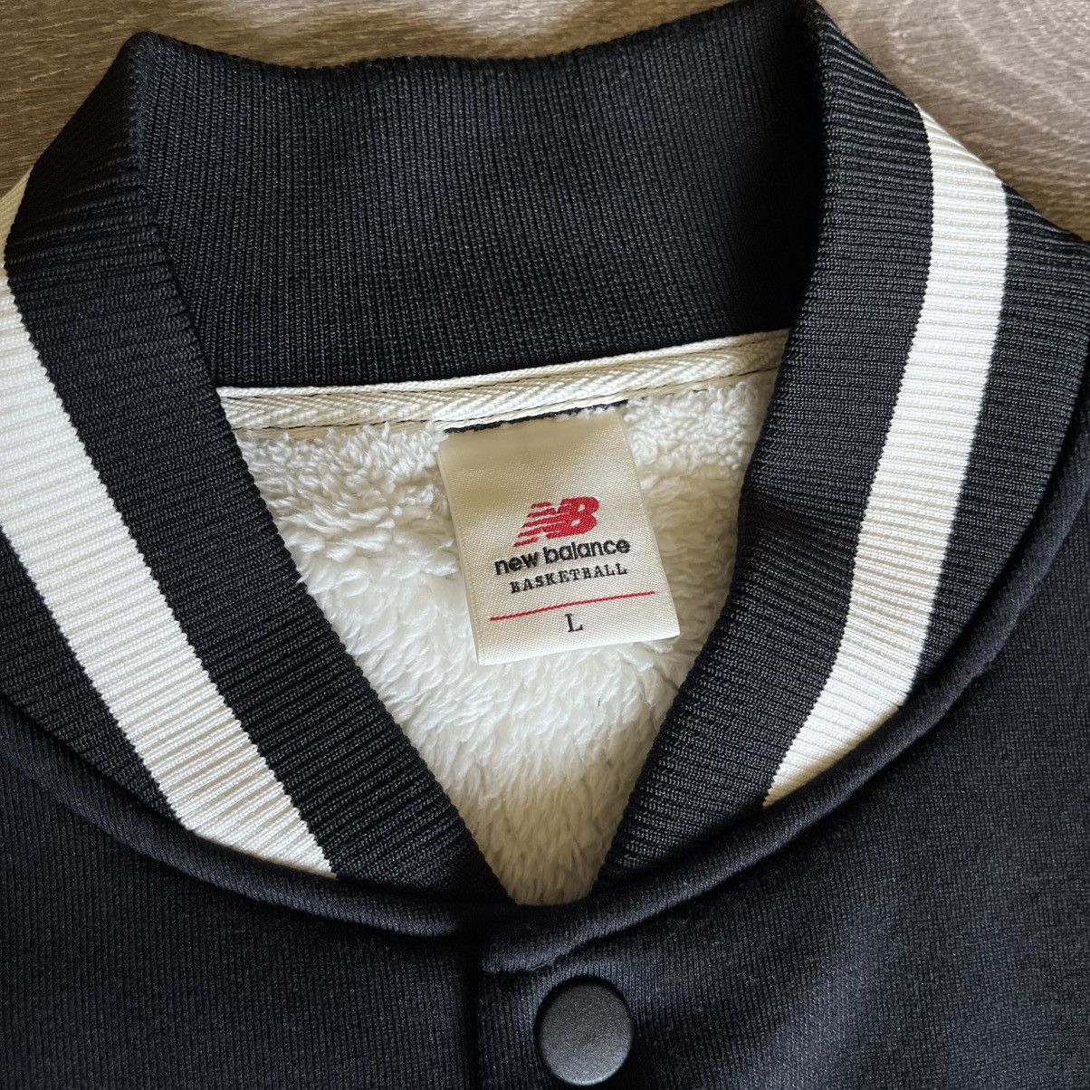 New Balance New Balance Basketball Fleece Lined Button Up Varsity Jacket Size US L / EU 52-54 / 3 - 9 Thumbnail
