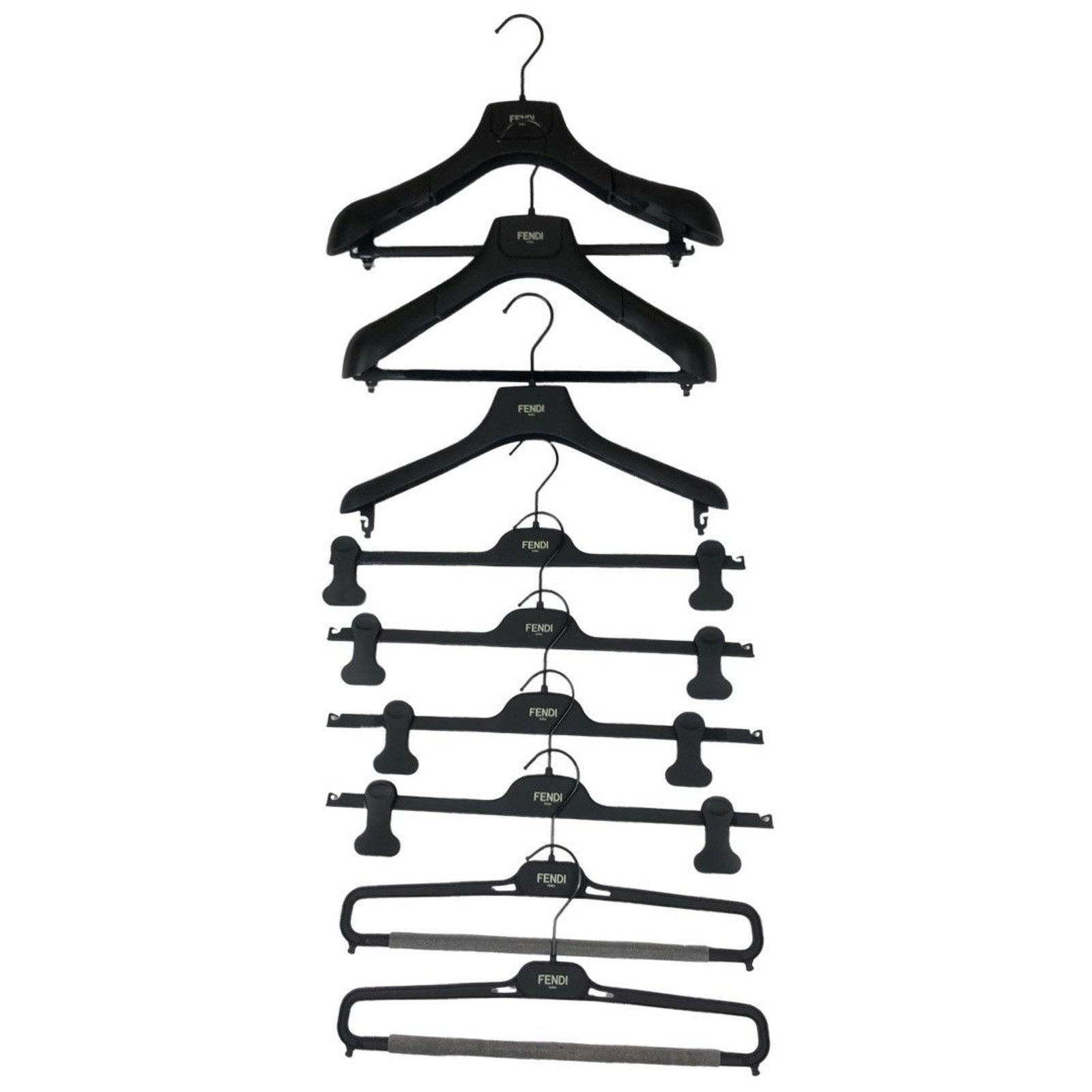 Fendi Fendi Logo Plastic Hangers Size ONE SIZE - 1 Thumbnail