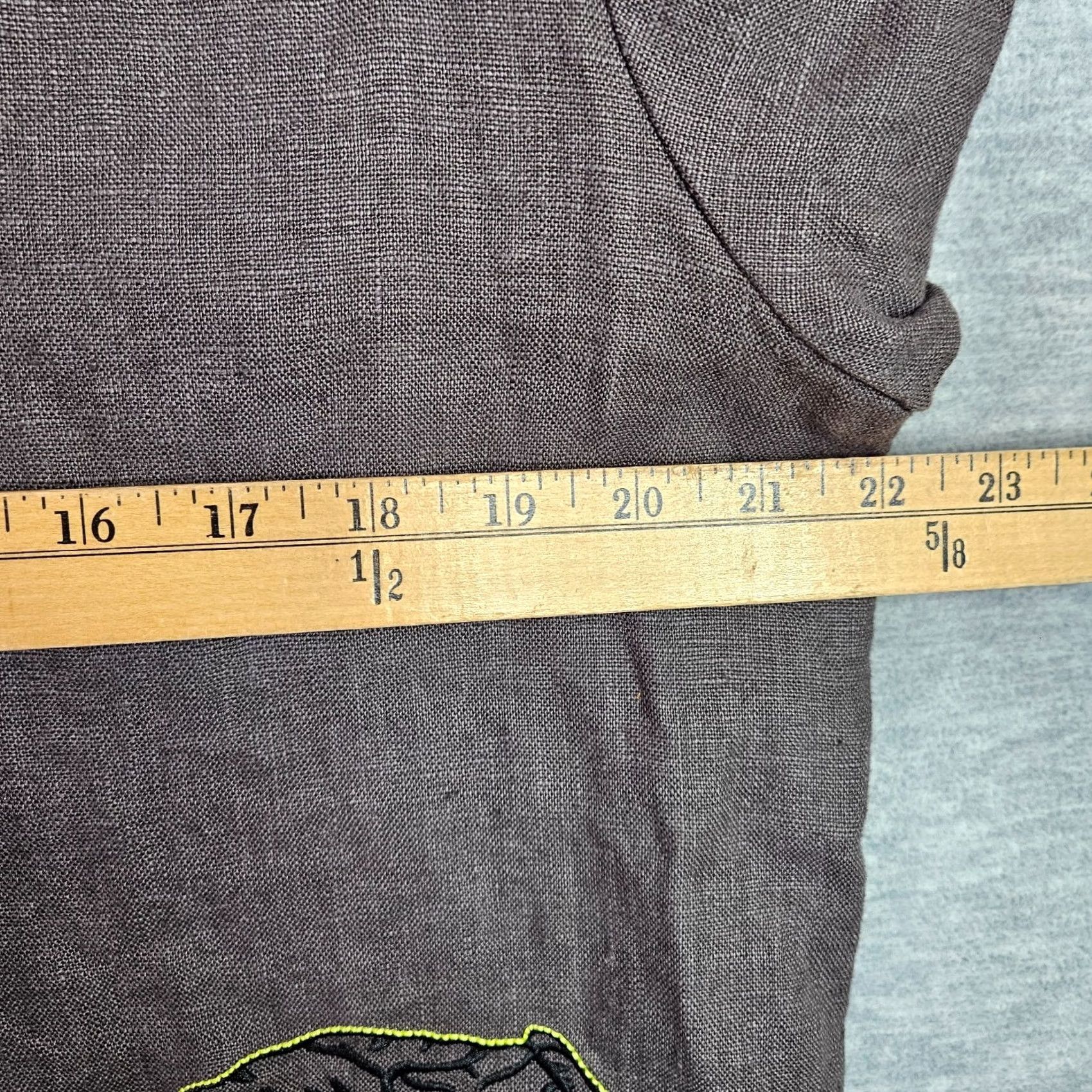 Vintage State Of Flux Tiger Embroidered Button Shirt Men's L Streetwear Size US L / EU 52-54 / 3 - 7 Thumbnail