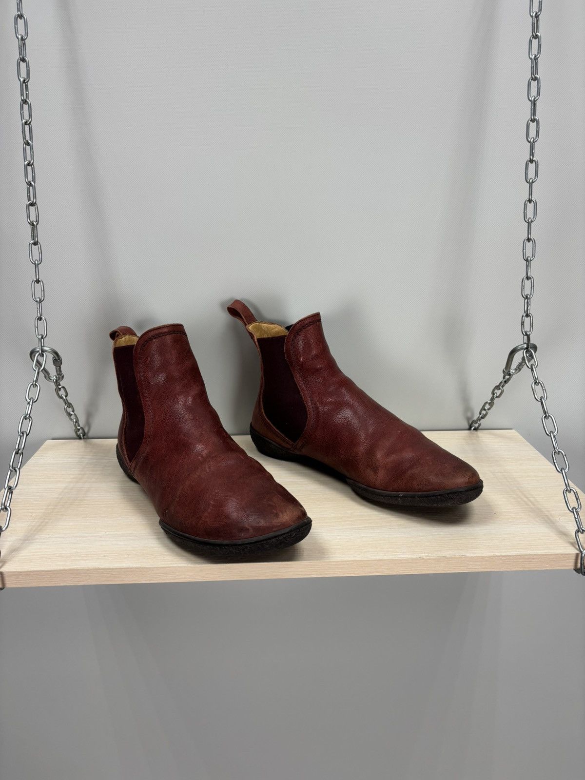 Trippen Mens boots Trippen Size 42 Color Red Size US 9 / EU 42 - 1 Thumbnail