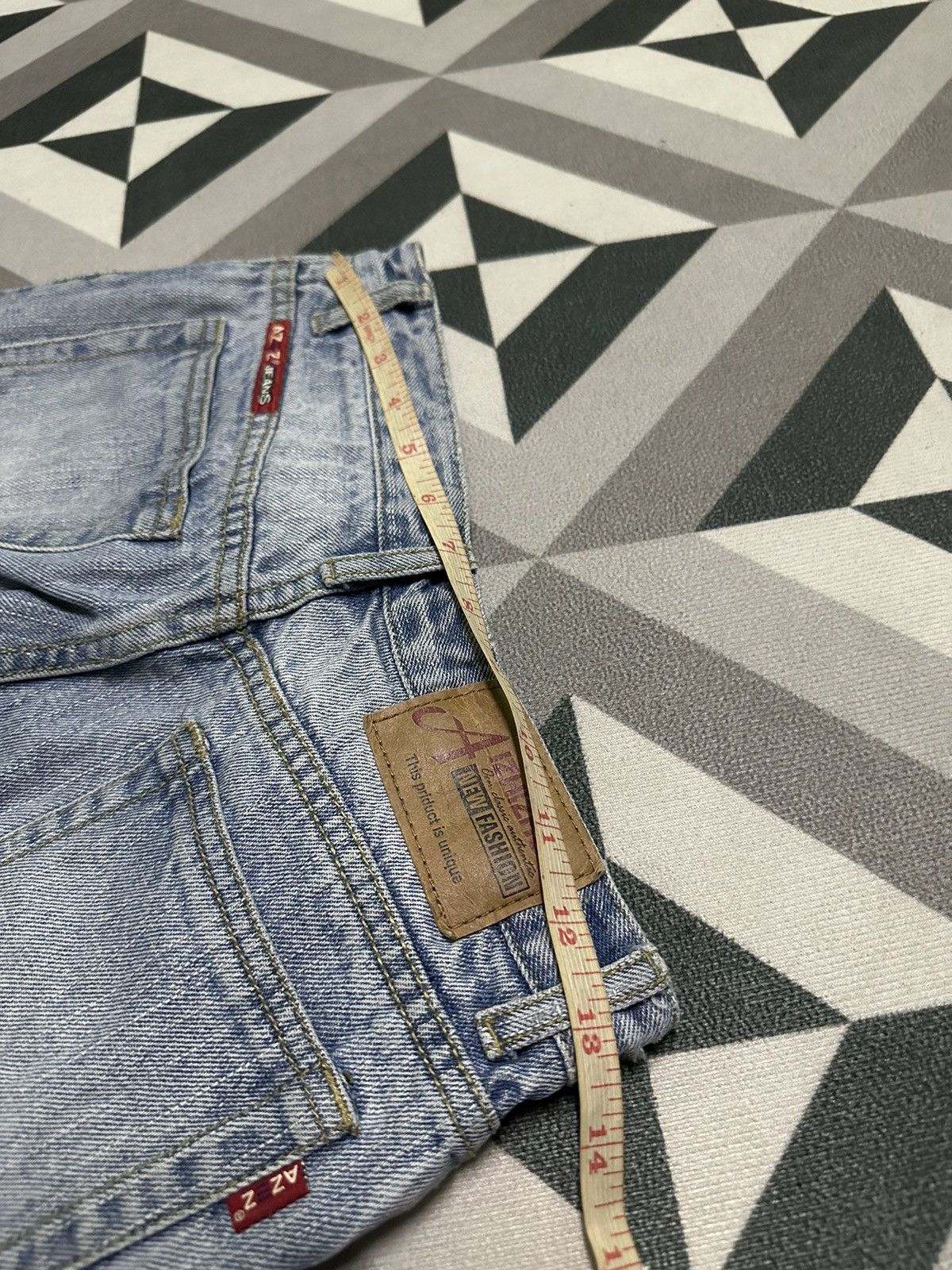 Japanese Brand Aizhizhou patchwork style denim jeans Size US 26 / EU 42 - 9 Thumbnail
