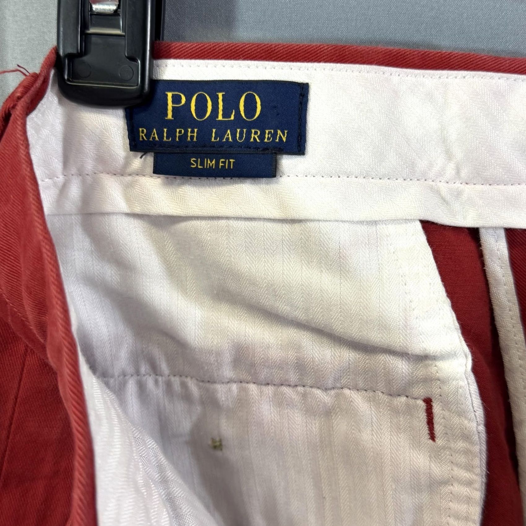 Polo Ralph Lauren Polo Ralph Lauren Pants Mens 32x32 Red Slim Fit Chino Stretch Casual Classic Size US XS / EU 42 / 0 - 3 Thumbnail