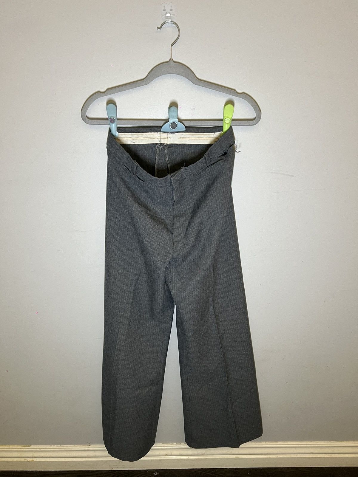 Vintage Pinstripe Pants Size 24" / US 00 / IT 34 - 1 Thumbnail