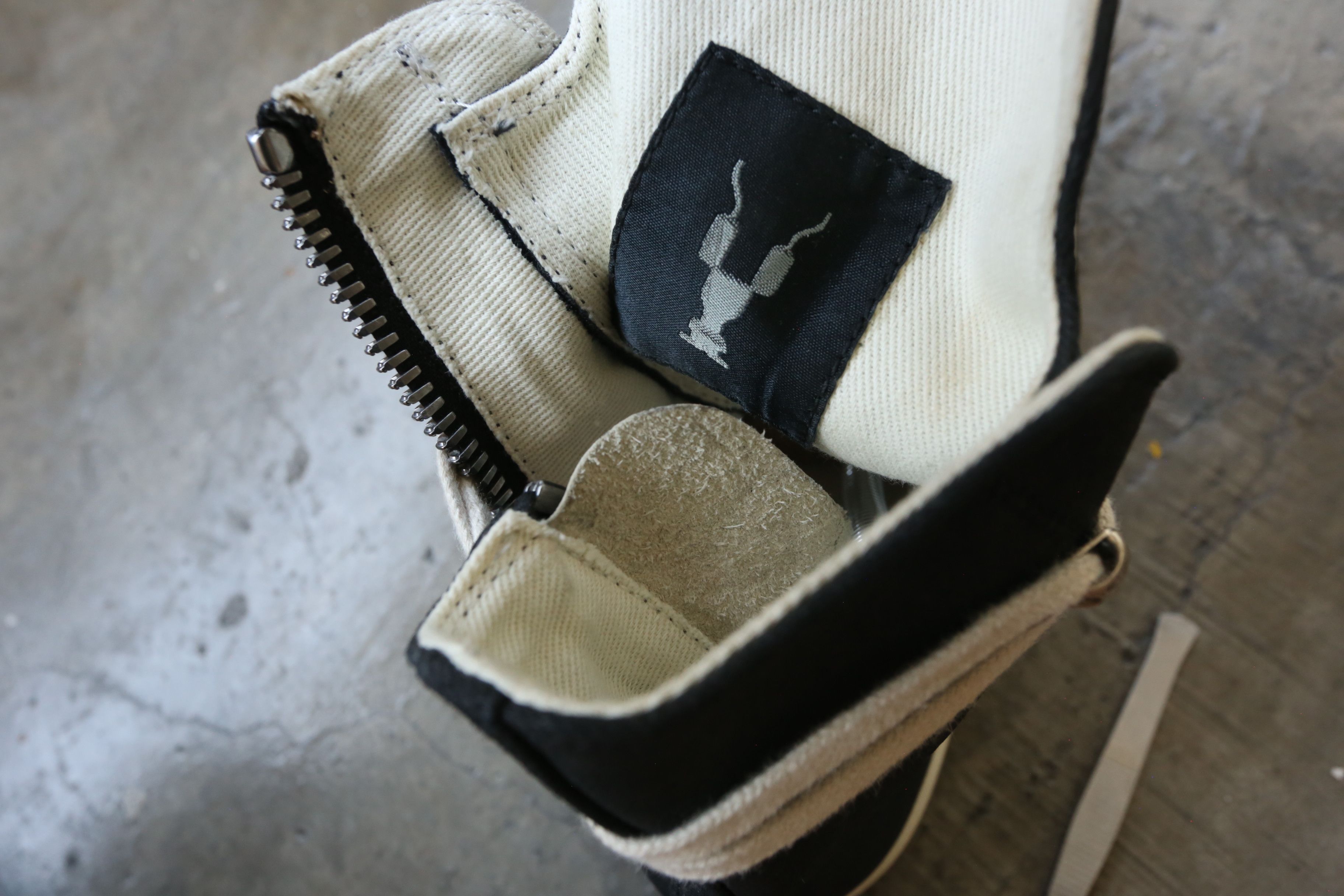 Rick Owens Drkshdw RO DRKSHDW - S/S 18 - "Dirt" - Waxed Canvas Hexagram Hi Size US 5 / IT 35 - 7 Thumbnail