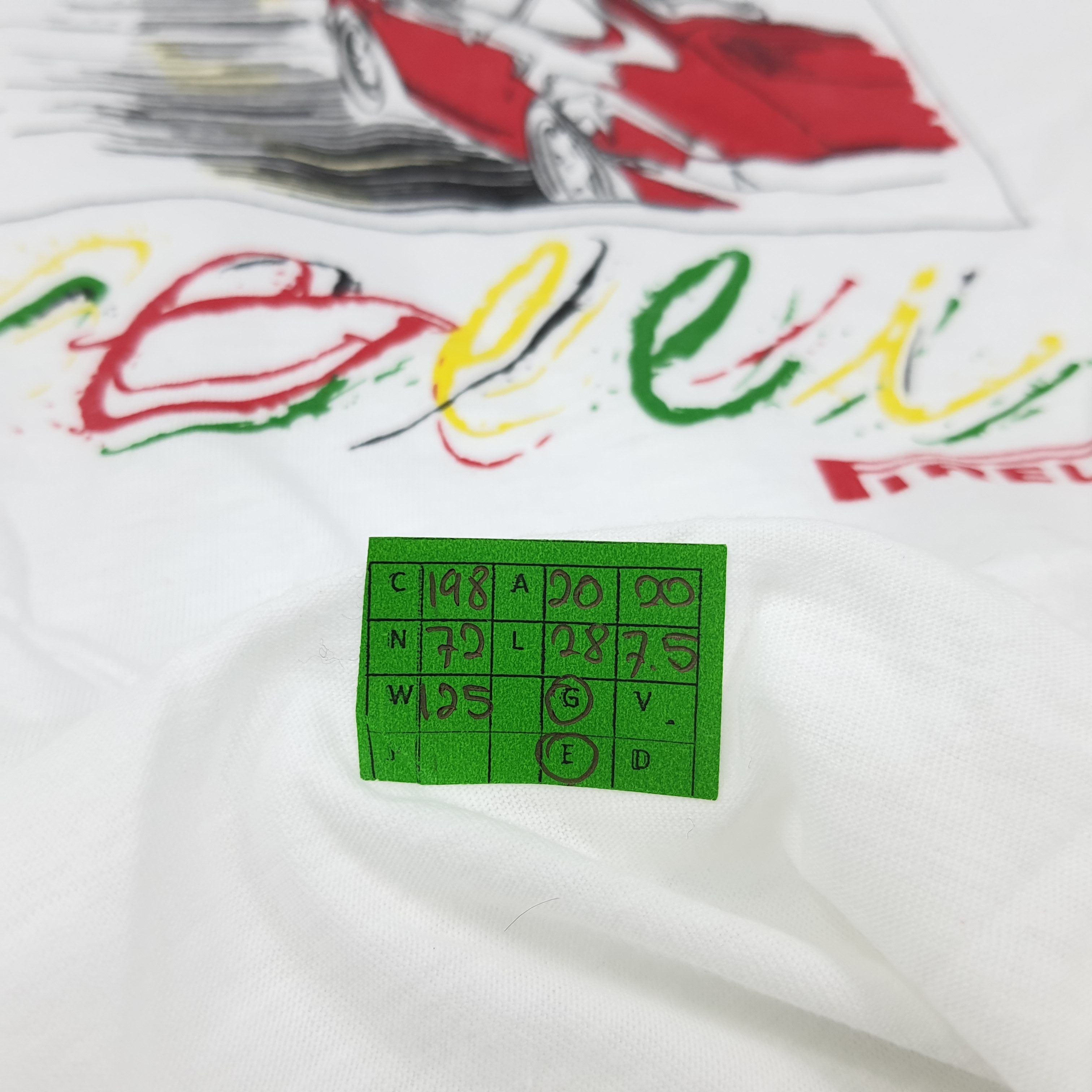 Pirelli × Vintage Vintage Pirelli Tyre Autopart Brand Motorsports Tshirt Size US M / EU 48-50 / 2 - 8 Thumbnail