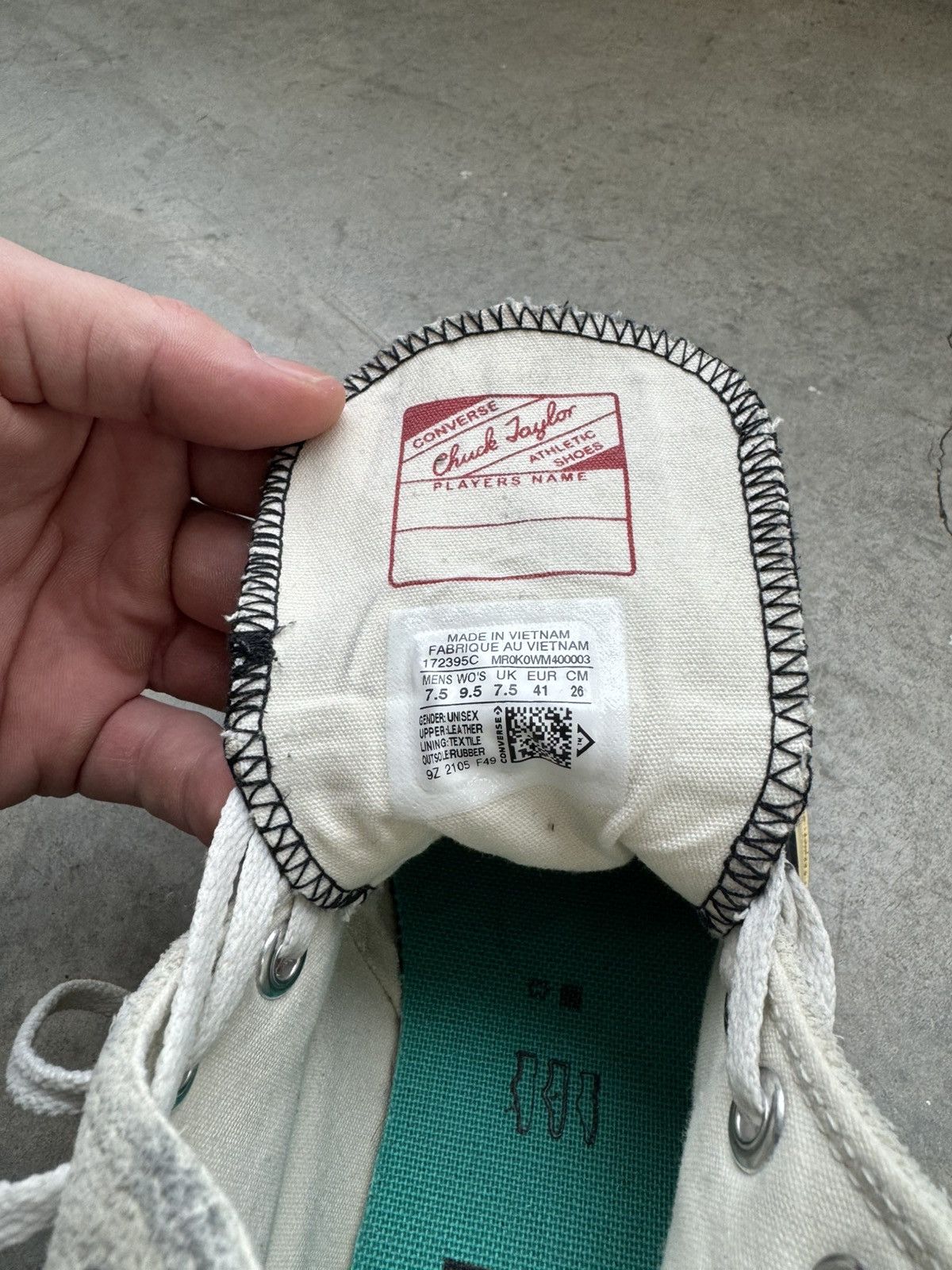 thisisneverthat Thisisneverthat Suede Aged High Top Chucks Converse Size US 7.5 / EU 40-41 - 9 Thumbnail