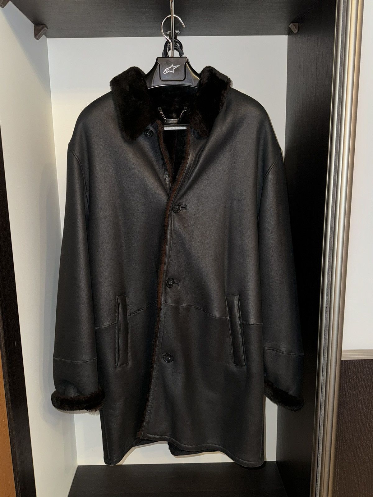 Italian Designers × Leather Jacket × Vintage Jacques Locci Lamb Fur ...