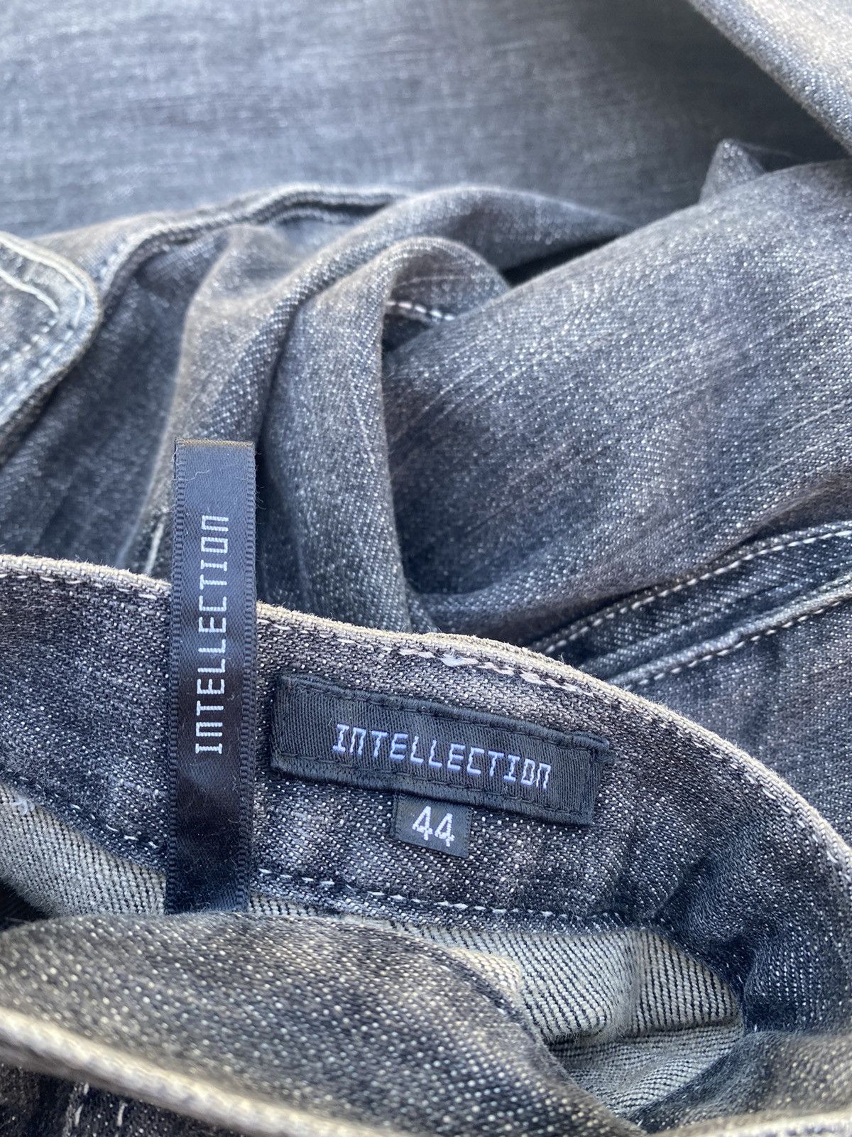 Japanese Brand INTELLECTION Wide Baggy Flare Size US 30 / EU 46 - 7 Thumbnail