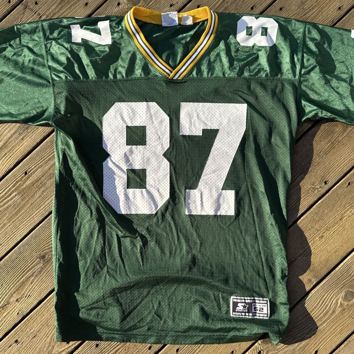 Starter Vintage 90s Green Bay Packers #87 Robert Brooks Jersey XL Size US XL / EU 56 / 4 - 1 Thumbnail