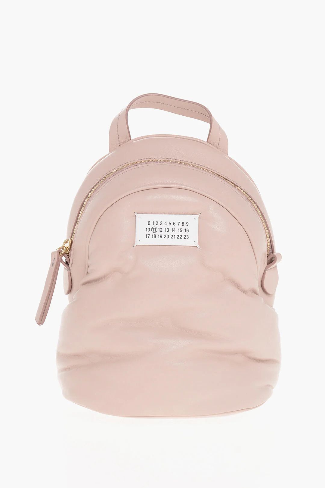Maison Margiela og1mm0326 Size: OS / Quilted Leather Backpack in Pink Size ONE SIZE - 1 Thumbnail