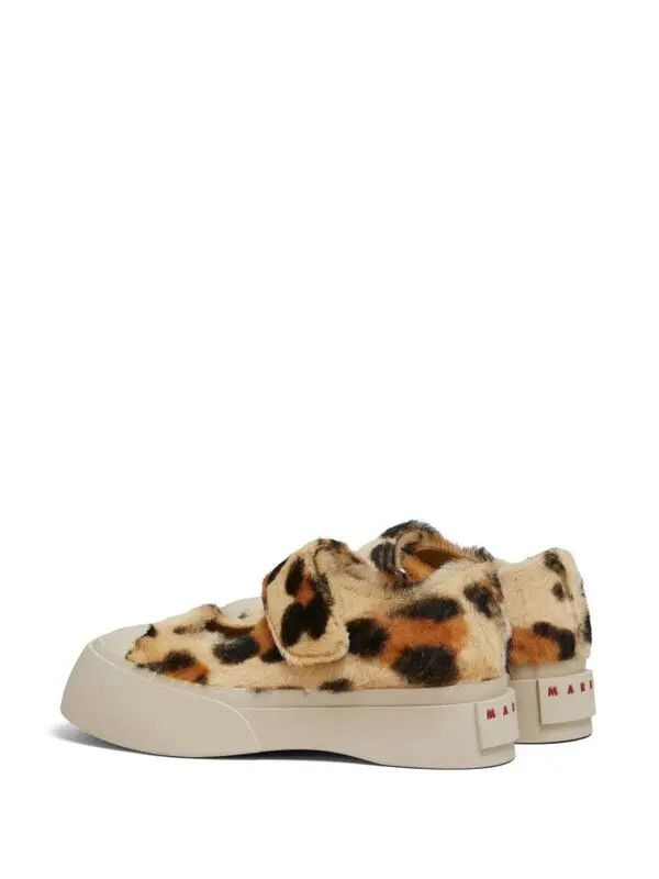 Marni o1w1db11225 Leopard-Print Sneakers in Multicolor Size US 10 / IT 40 - 3 Thumbnail