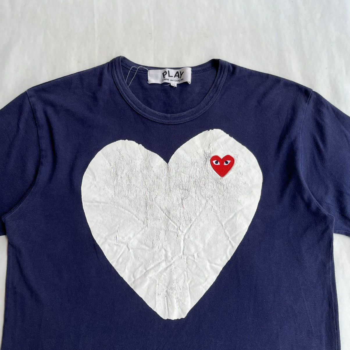 Comme des Garcons × Comme des Garcons PLAY × Japanese Brand Play Comme Des Garçons Tee Size US M / EU 48-50 / 2 - 2 Thumbnail