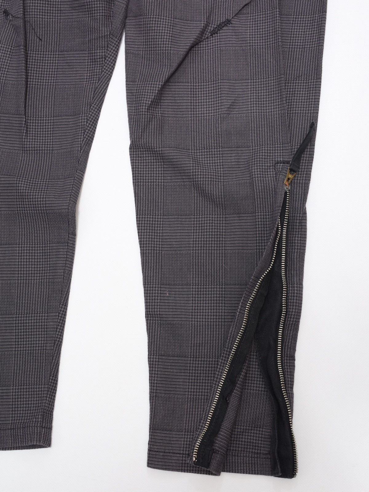 Marithe + Francois Girbaud Marithe Francois Girbaud Check Plaid Pants Trousers Gray Size 30" / US 8 / IT 44 - 4 Thumbnail