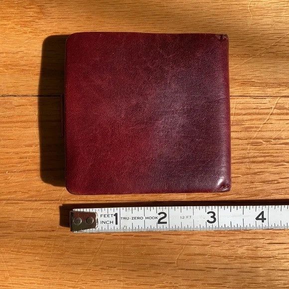 Christian Dior Monsieur Vintage Christian Dior Mini Oxblood Leather Wallet Size ONE SIZE - 5 Thumbnail
