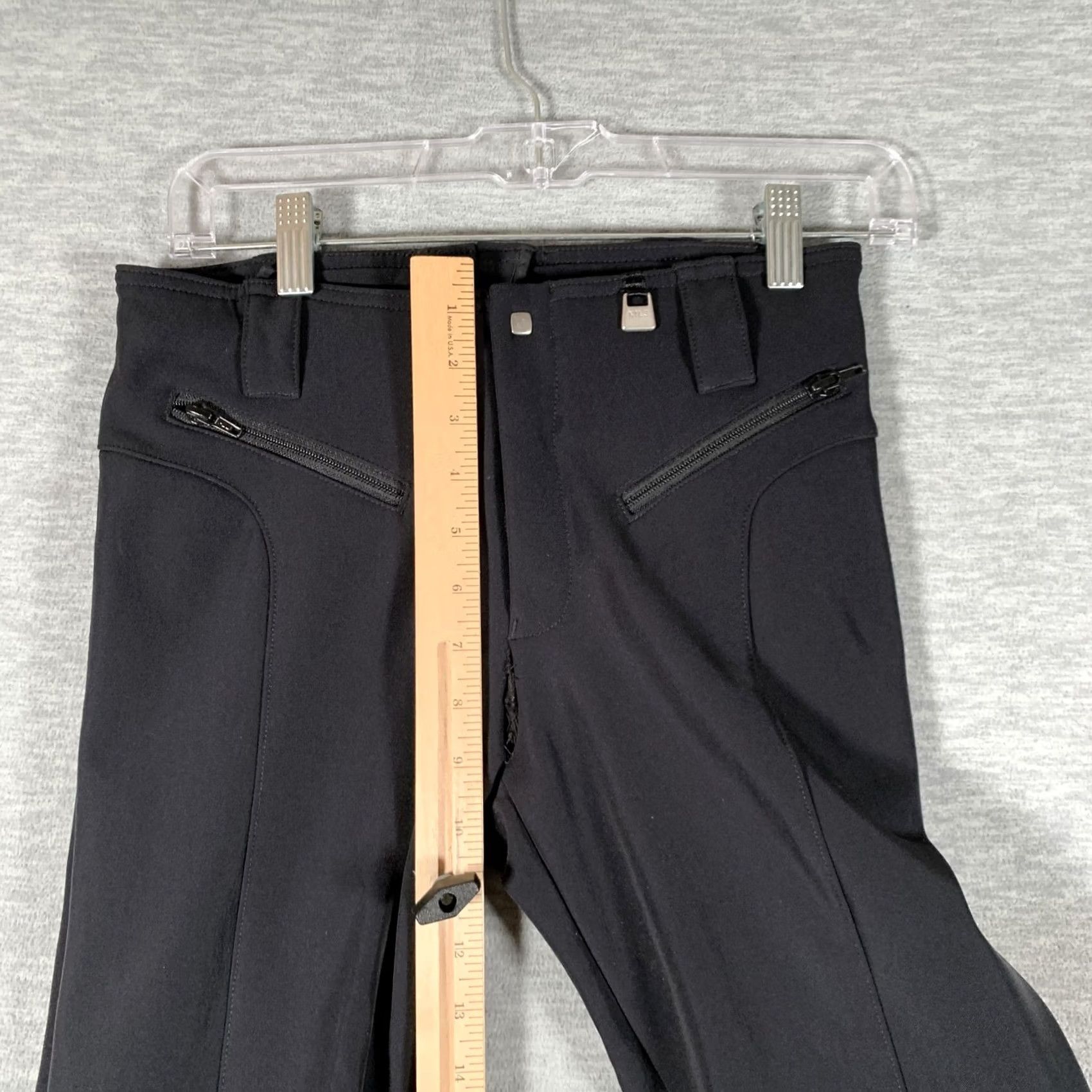 Vintage Nils Pants Womens 2 Black Softshell Snow Ski Waterproof Fleece Lined Bootcut Size 26" / US 2 / IT 38 - 7 Thumbnail