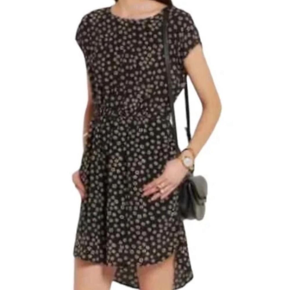 Madewell Madewell l Silk Stencil Blossom Mini Dress Hi-Low Size 0 Size XS / US 0-2 / IT 36-38 - 8 Thumbnail