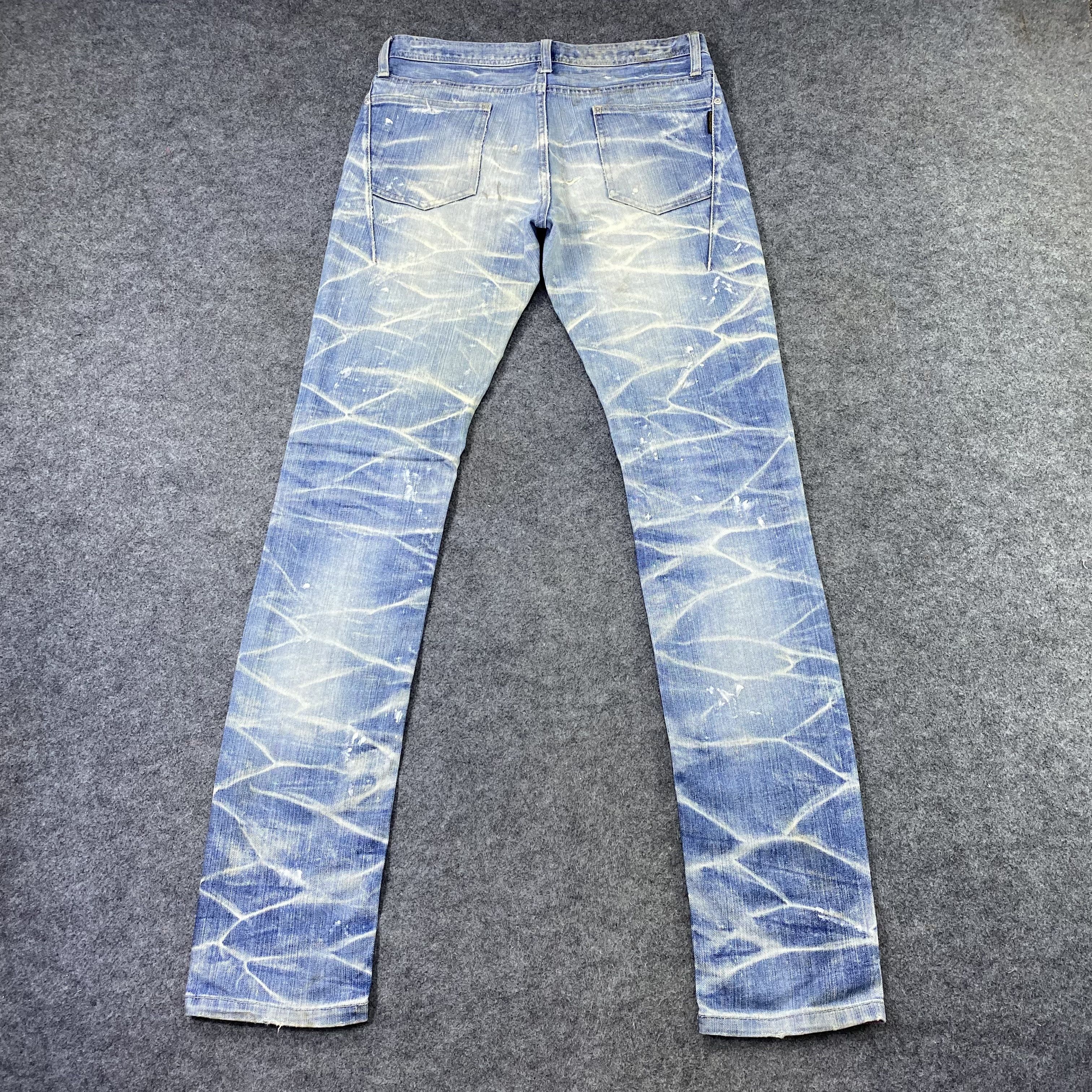 Black Barrett × Jean × Neil Barrett Black Barrett by Neil Barrett Blue Wash Jeans-J1188 Size US 32 / EU 48 - 4 Thumbnail