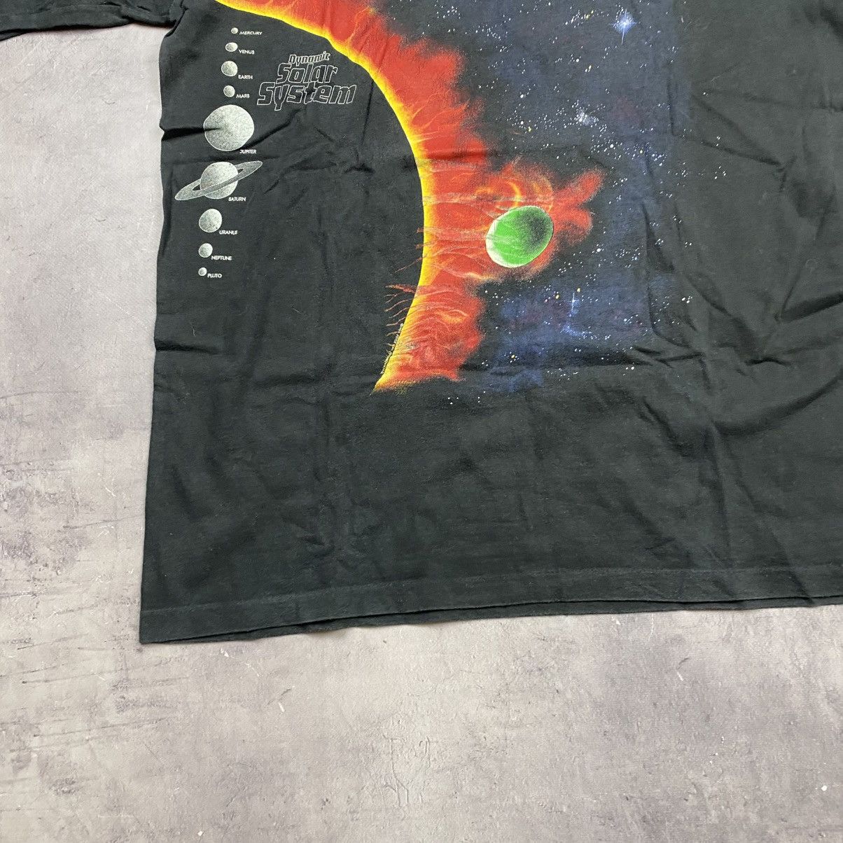 Vintage VINTAGE PETER KULL SOLAR SYSTEM GRAPHIC TEE 90s Size US L / EU 52-54 / 3 - 6 Thumbnail