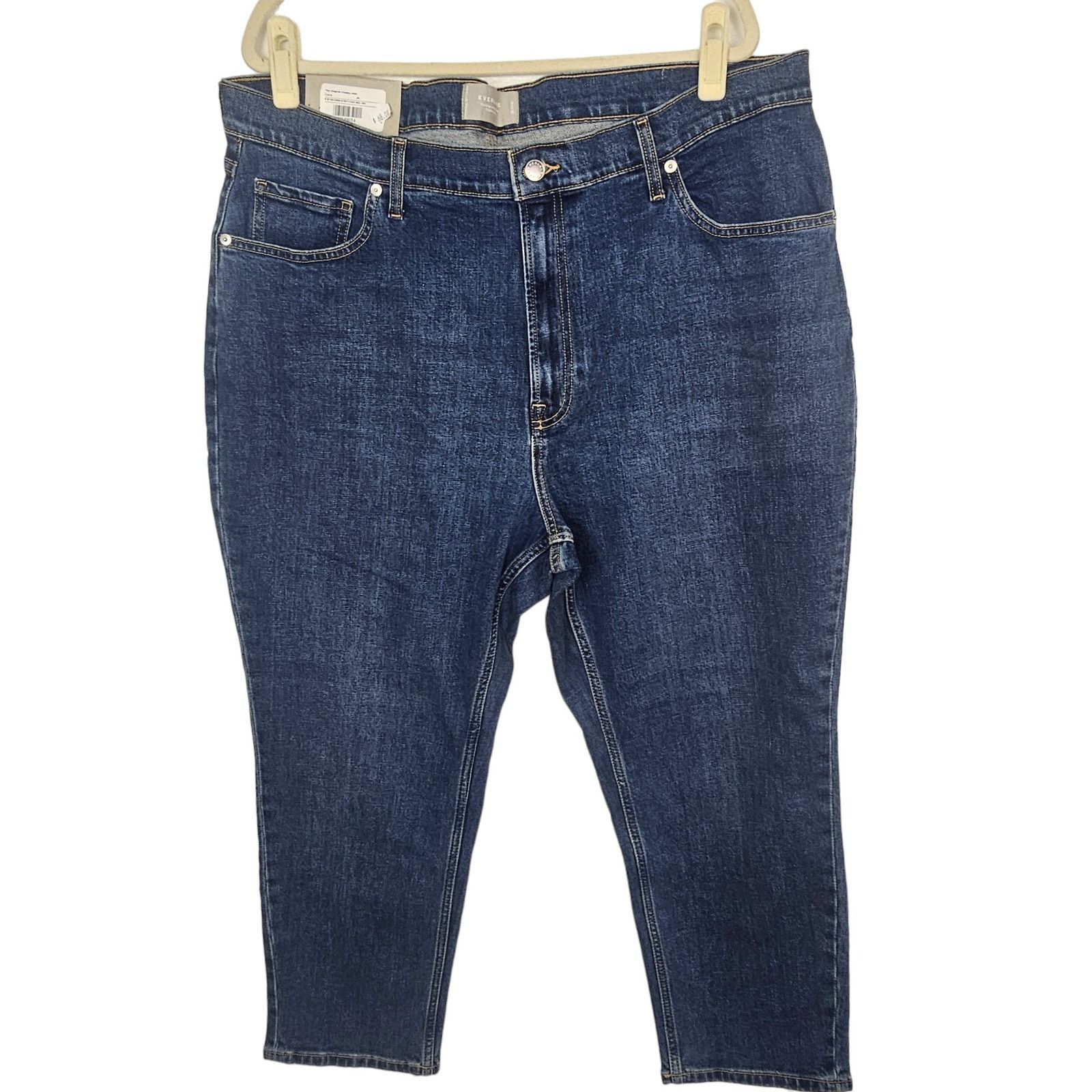 Everlane Everlane Womens The Original Cheeky Jeans Cropped High Waist Size 41" - 1 Thumbnail