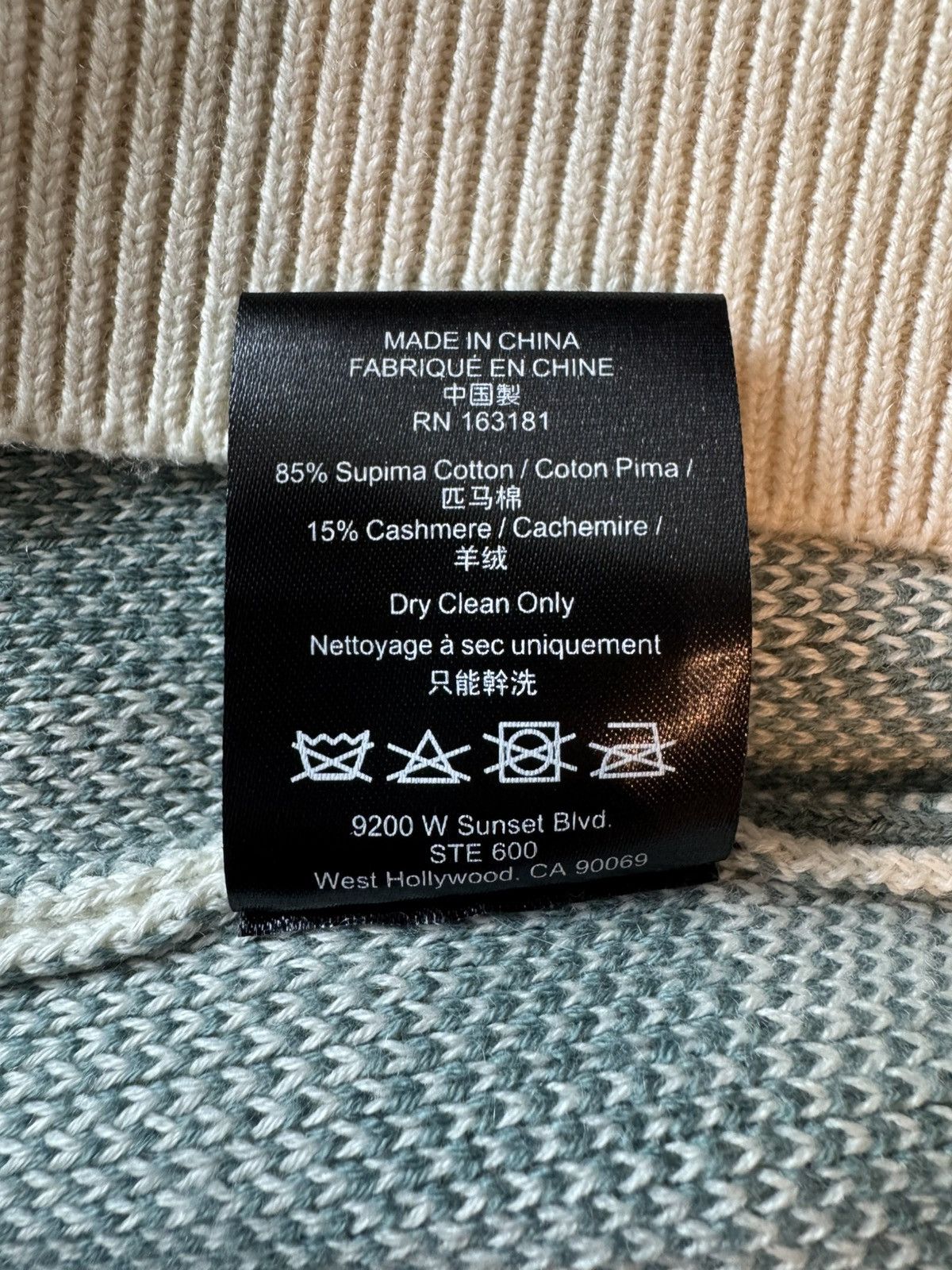 Rhude Rhude Knit Chevron Check-Print Racing Crewneck Size US XL / EU 56 / 4 - 5 Thumbnail