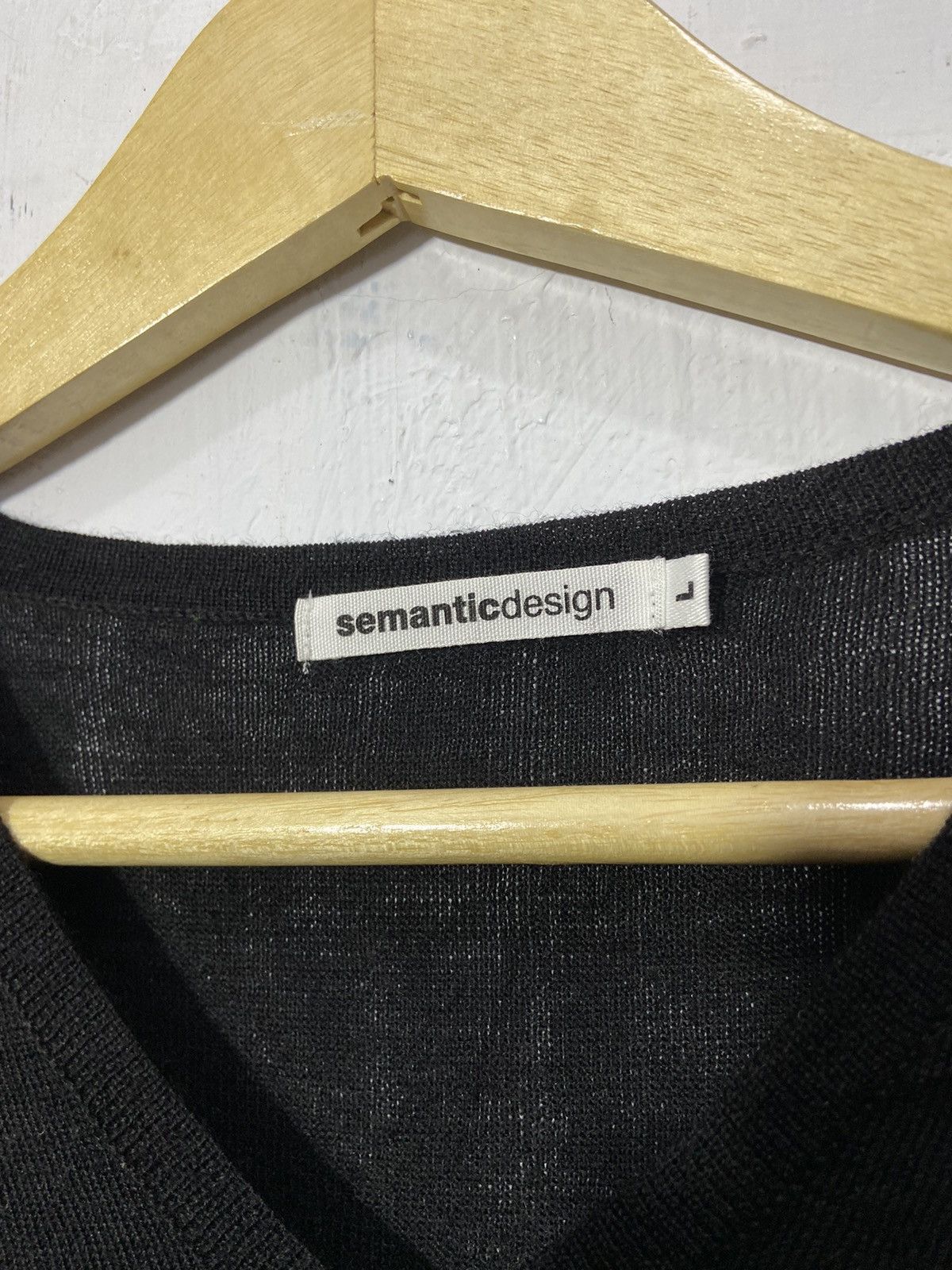 20471120 × If Six Was Nine × PPFM Sementic Design V Long Sleeve Knitwear Size US L / EU 52-54 / 3 - 4 Thumbnail