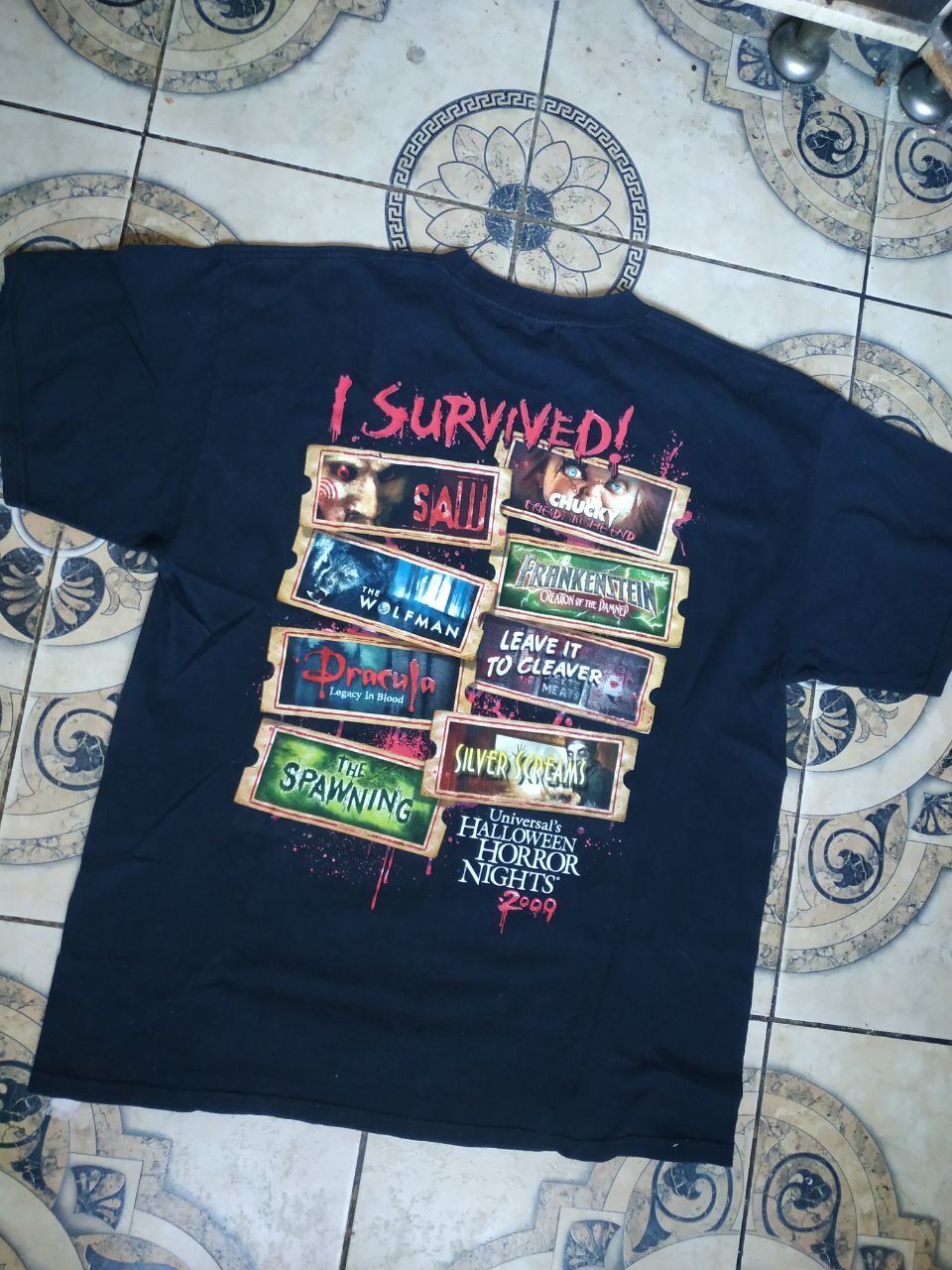Universal Studios Vintage 2009 Universal Studios Halloween Horror Nights IT'S Size US L / EU 52-54 / 3 - 3 Thumbnail