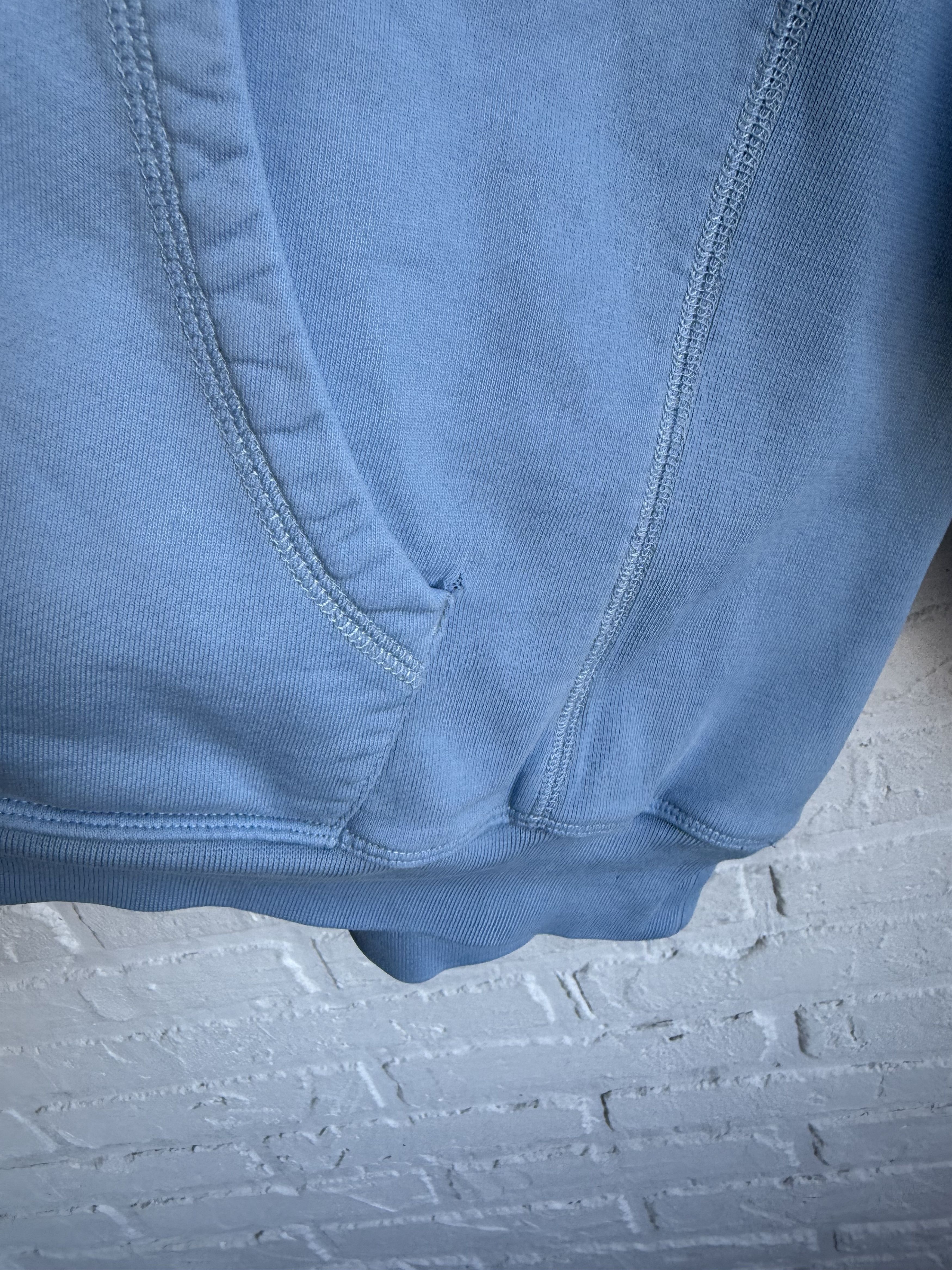 Derschutze Derschutze Grand Theft embroidered logo baby blue hoodie Size US L / EU 52-54 / 3 - 7 Thumbnail