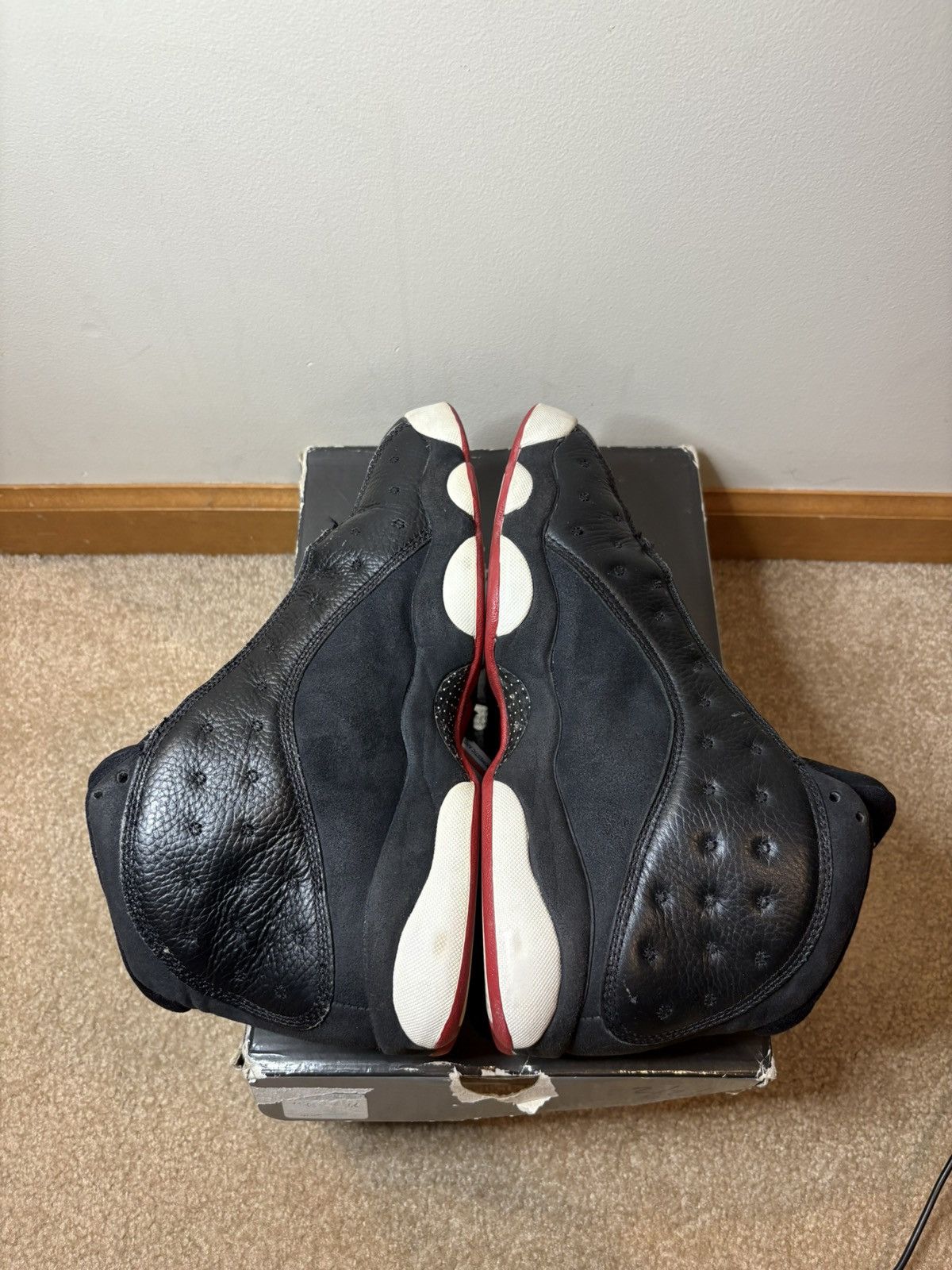 Air Jordan 13 Retro Playoff 414571-001 Black/Varsity Red