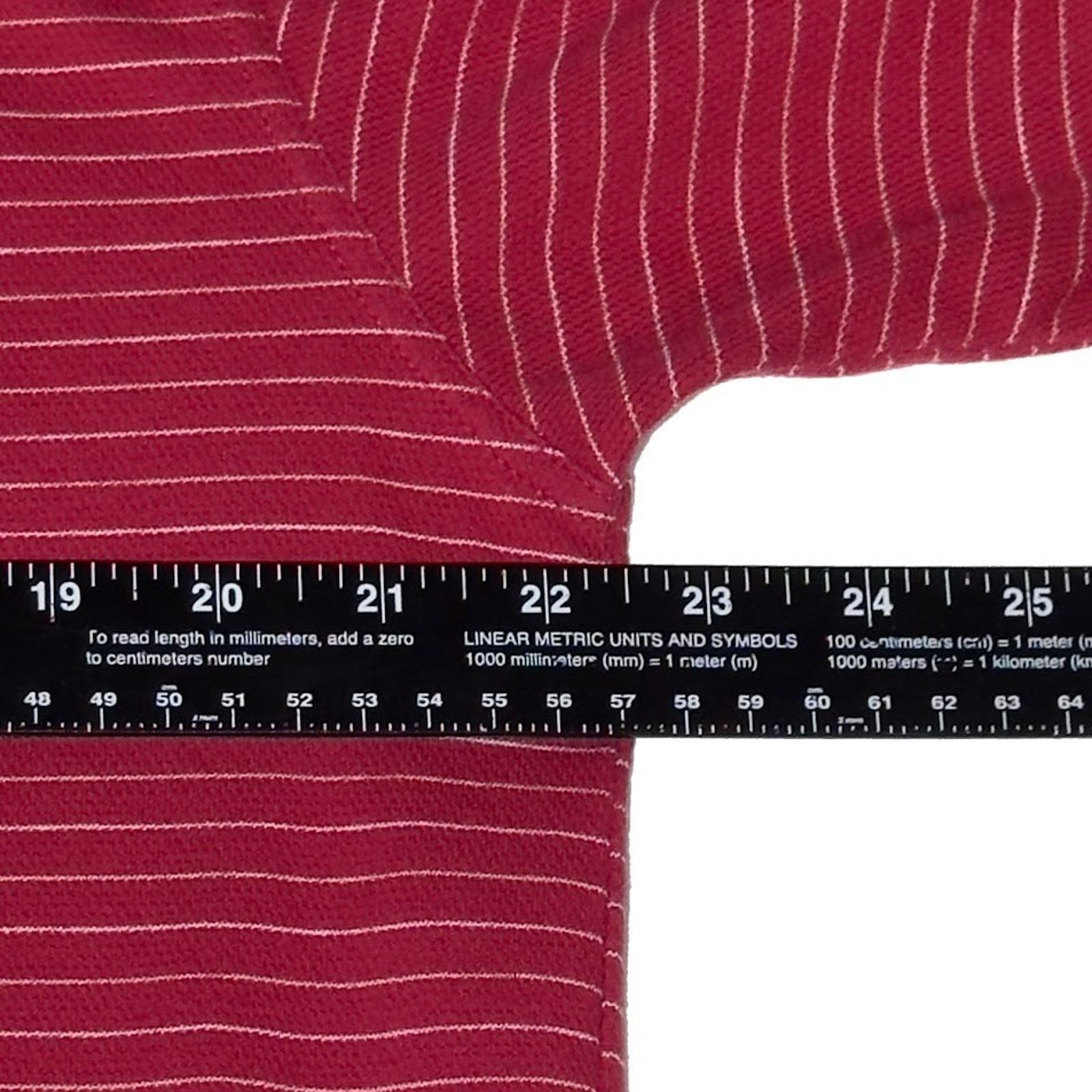 Nike Nike Golf Men's T-Shirt Size Large Red & White Striped Polo Size US L / EU 52-54 / 3 - 2 Thumbnail