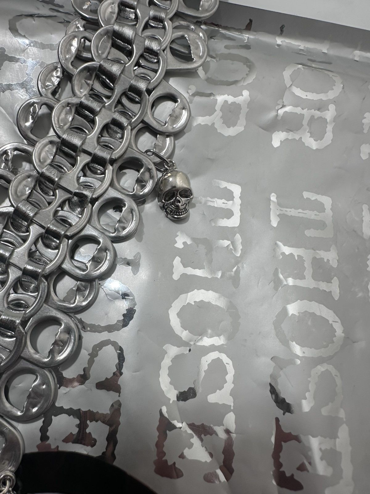 Greedy Unit GREEDY UNIT SILVER BOTTLE CAP BELT V1 Size ONE SIZE - 8 Thumbnail