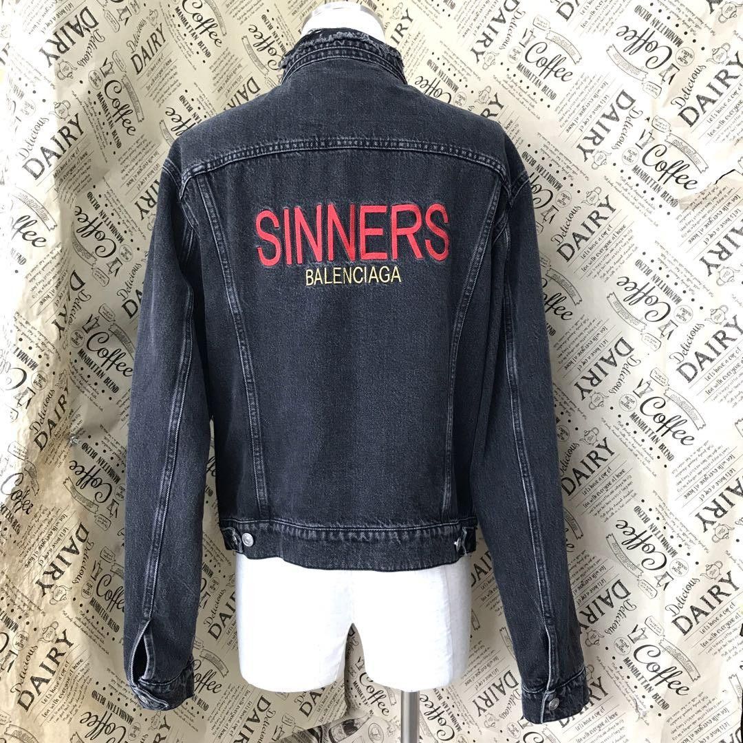 balenciaga sinners denim jacket