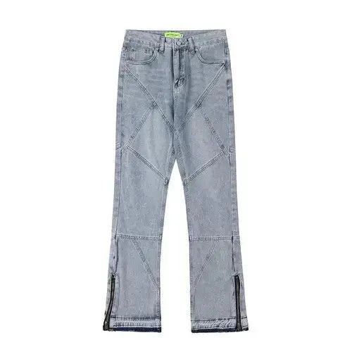 VIBE Embroidered Stack Blue JEans Size US 30 / EU 46 - 4 Thumbnail