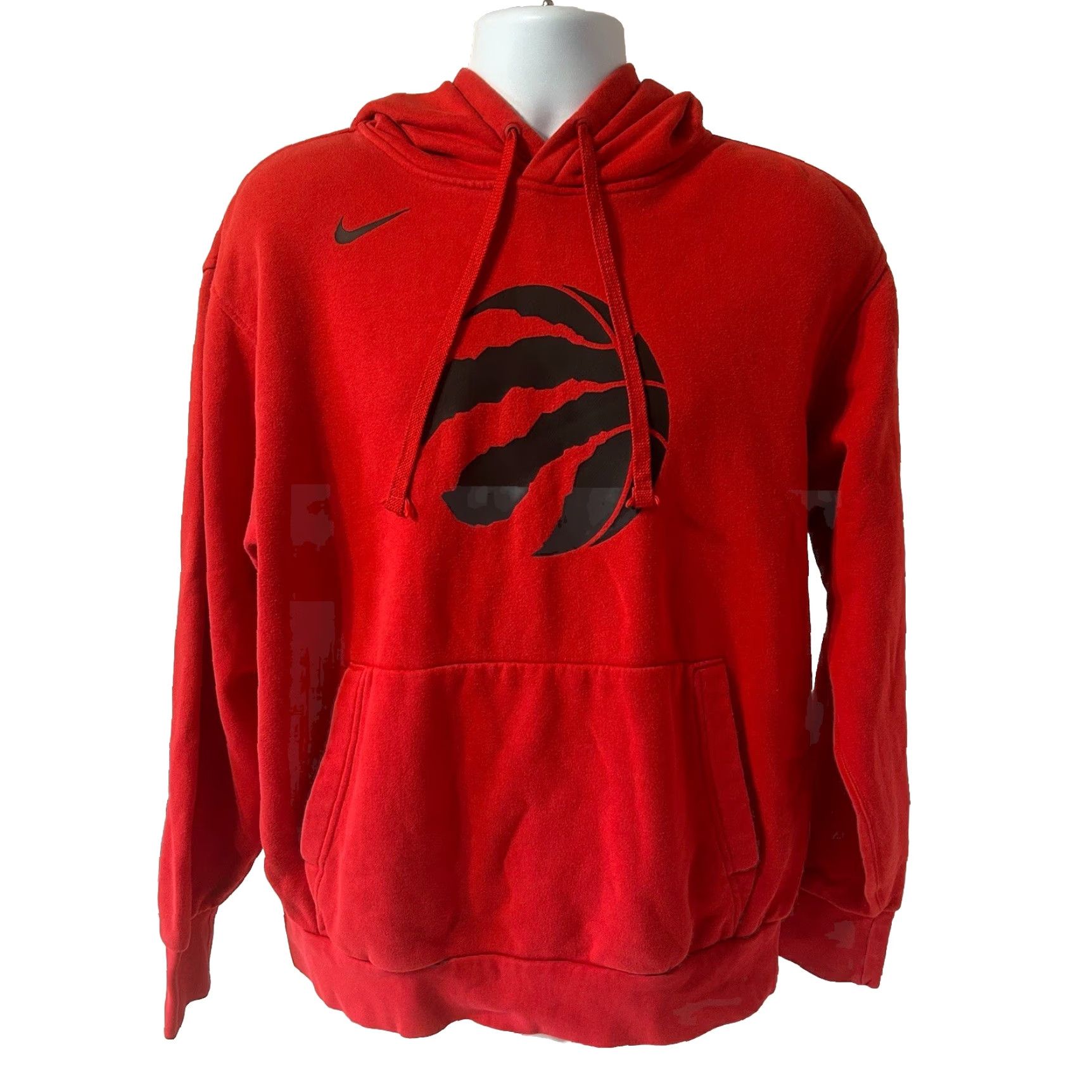 Nike Nike Toronto Raptors Hoodie Men L Red Kangaroo Pocket Drawstrings NBA Swoosh Size US L / EU 52-54 / 3 - 2 Thumbnail