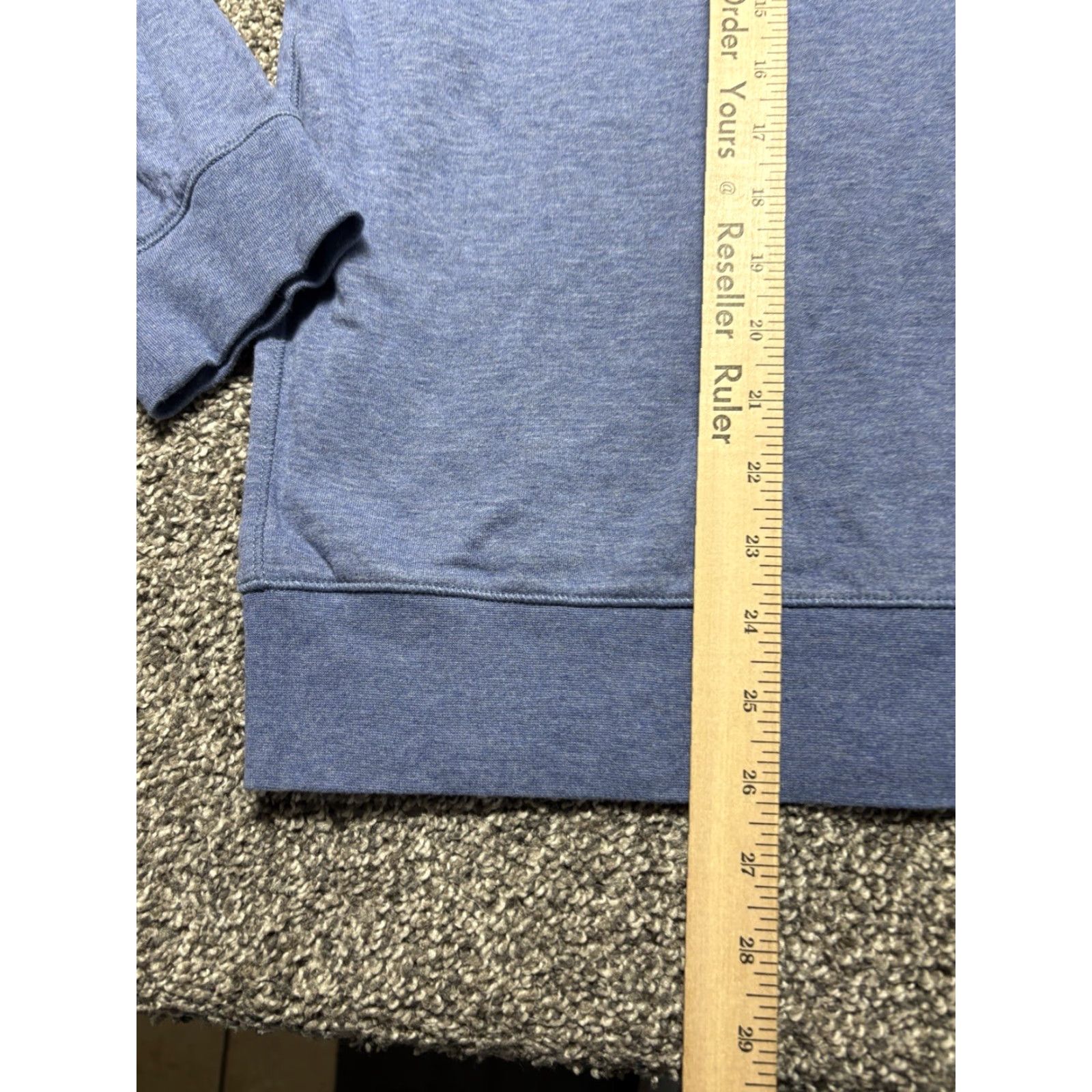 Polo Ralph Lauren Polo Ralph Lauren Sweater Quarter Zip Pullover Mens M Blue Cotton 1/4 Zip Pullover Mock Neck Knit Buttonless Logo Zipper Size US M / EU 48-50 / 2 - 7 Thumbnail