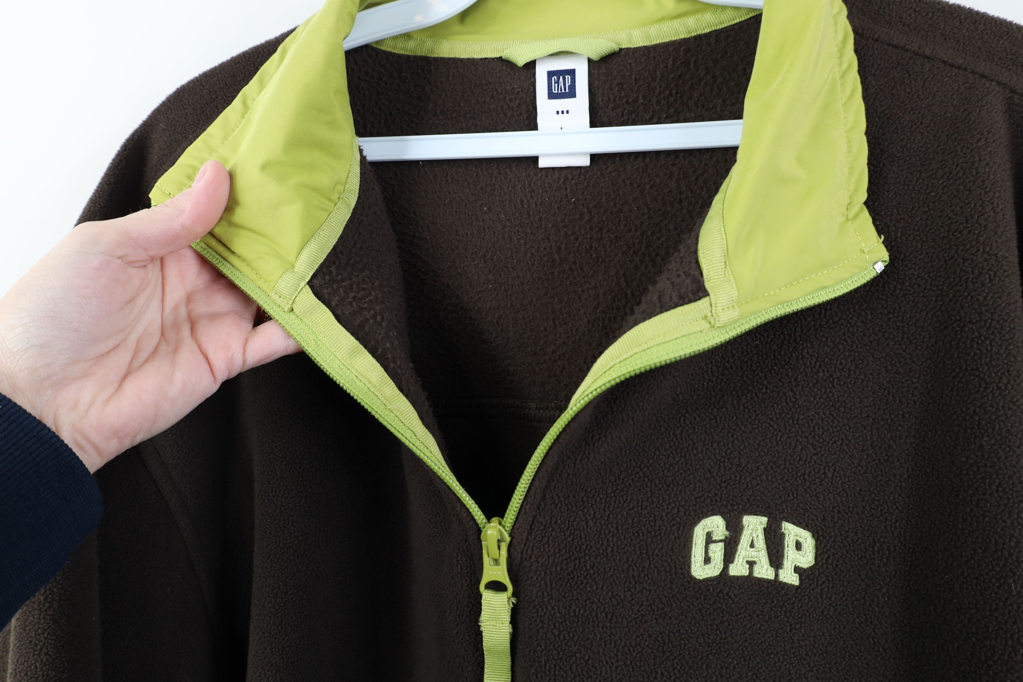 Gap Vintage 90s Y2K Gap 1/4 Half Zip Fleece Pullover Sweater Size US L / EU 52-54 / 3 - 5 Thumbnail