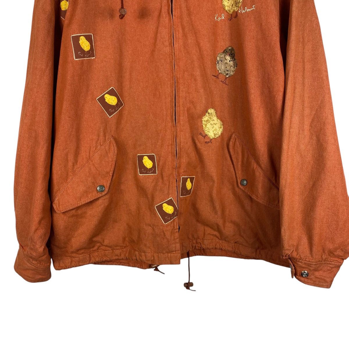 Karl Helmut Vintage Karl Helmut Patches Jacket with Hoodie Size US XL / EU 56 / 4 - 5 Thumbnail