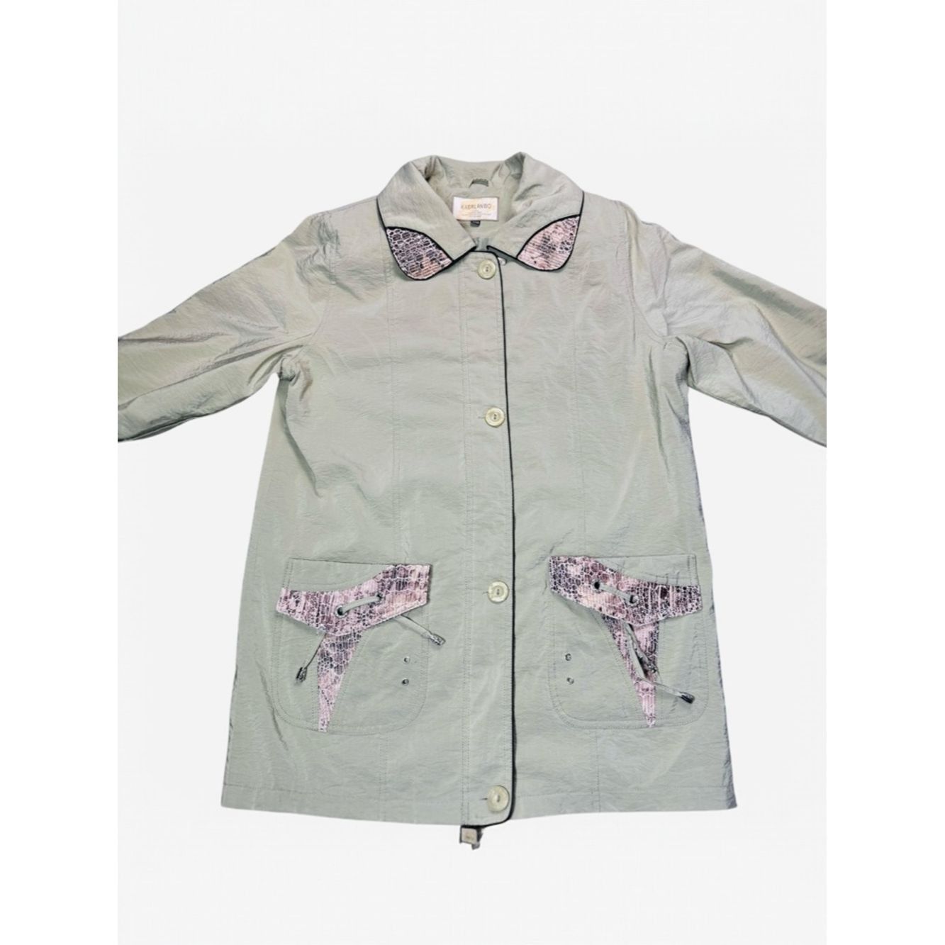 Other Vintage Kaerlanbo Light Sage Green Trench Coat Size L Size L / US 10 / IT 46 - 9 Thumbnail