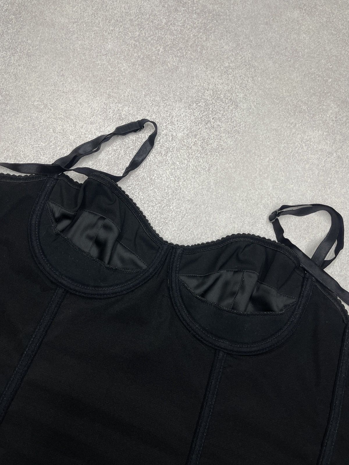Dolce & Gabbana Dolce & Gabbana Underwear Black Bustier Corset Top Authentic Size M / US 6-8 / IT 42-44 - 8 Thumbnail