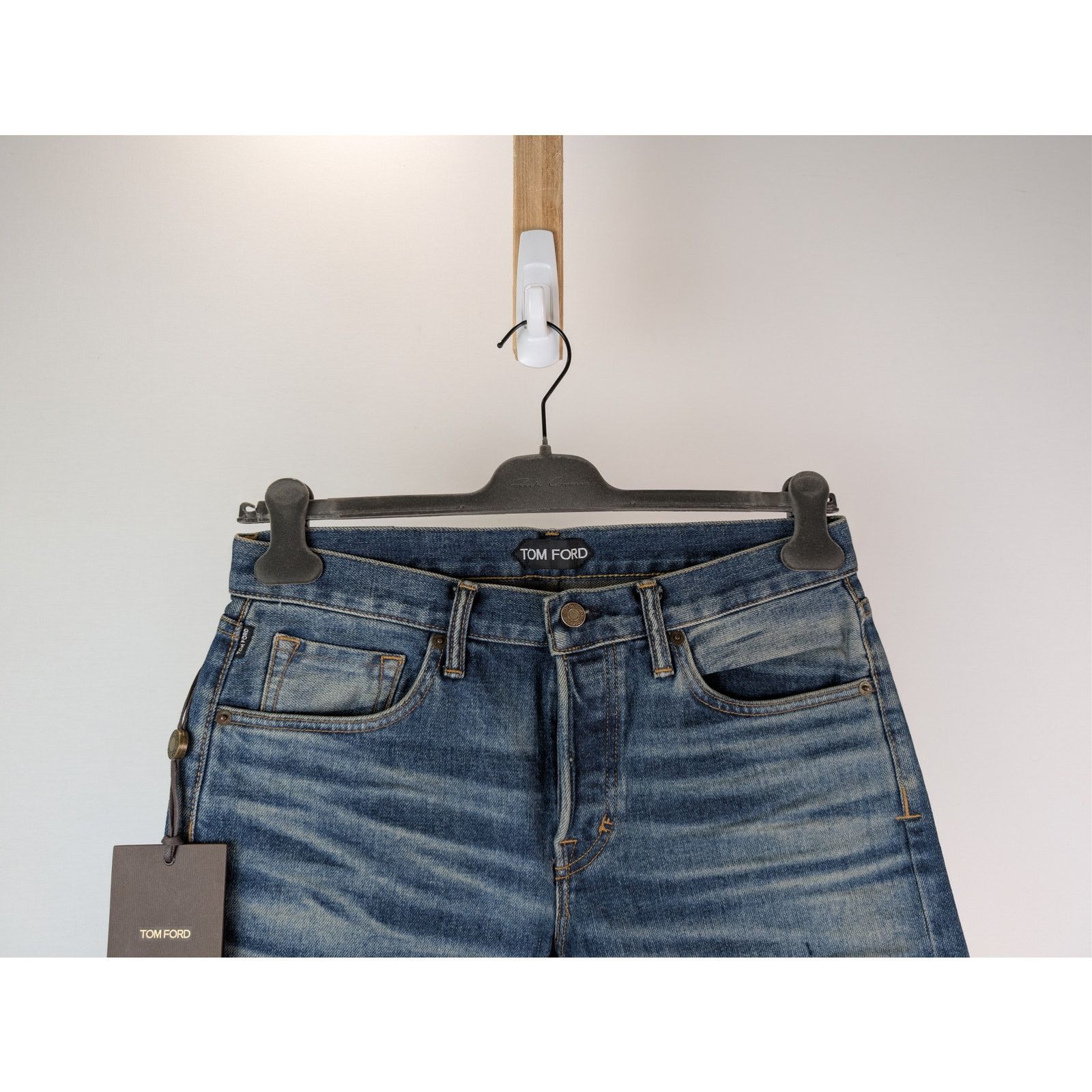 Tom Ford o1rshd1 Q:2 / Slim Denim Jeans in DK Indigo 36 Size US 36 / EU 52 - 2 Thumbnail
