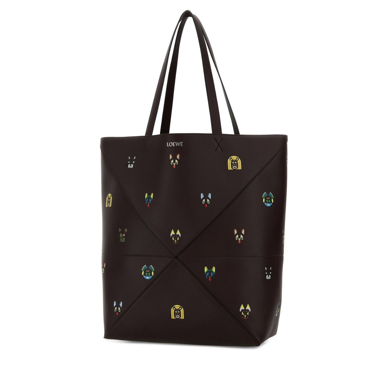 Loewe LOEWE Puzzle Fold Large Brown Tote Bag New And Authentic Size ONE SIZE - 2 Thumbnail