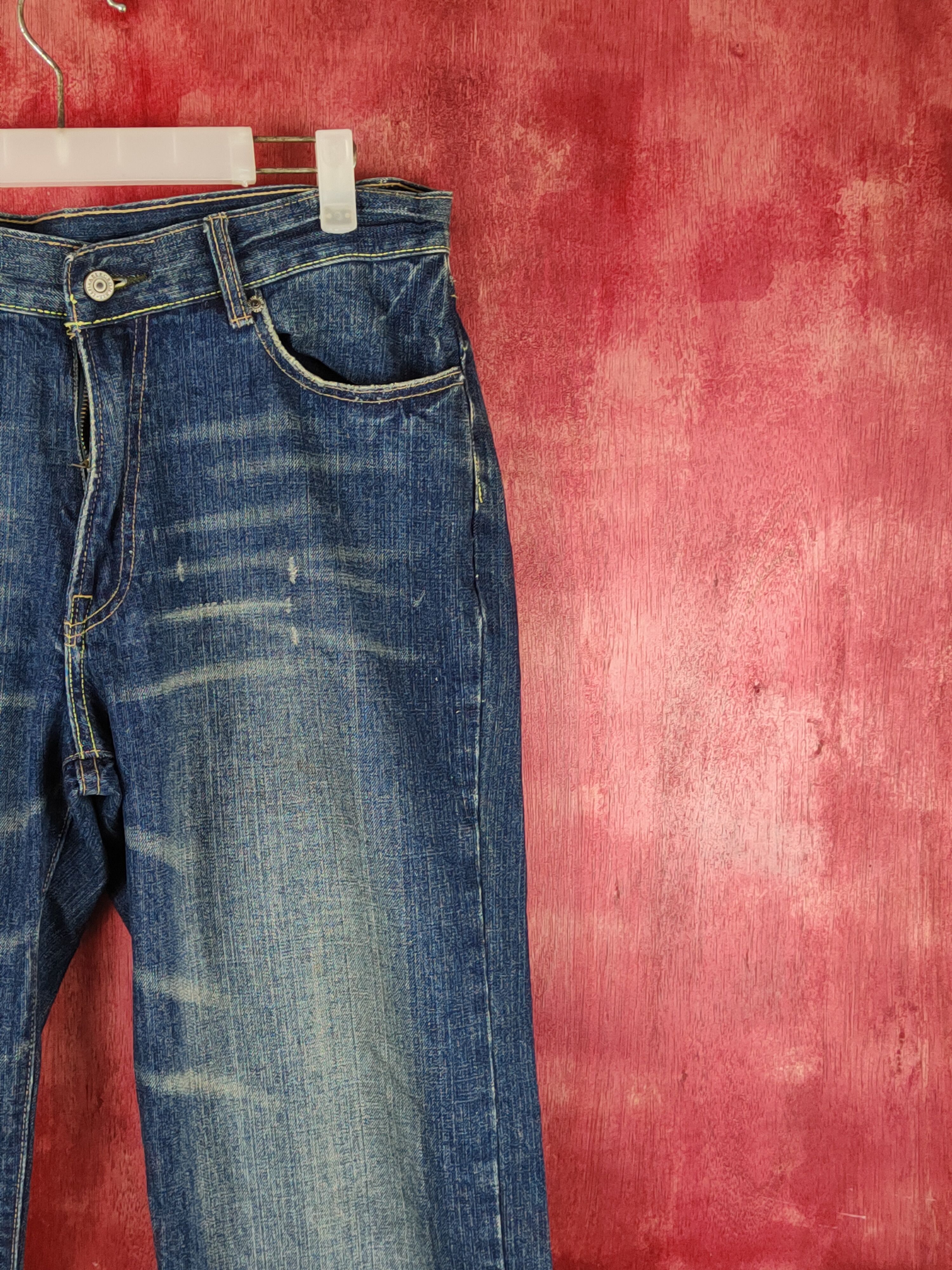 Abercrombie & Fitch Abercrombie&Fitch Blue Distressed ripped fadded Denim #S1602 Size US 31 - 5 Thumbnail