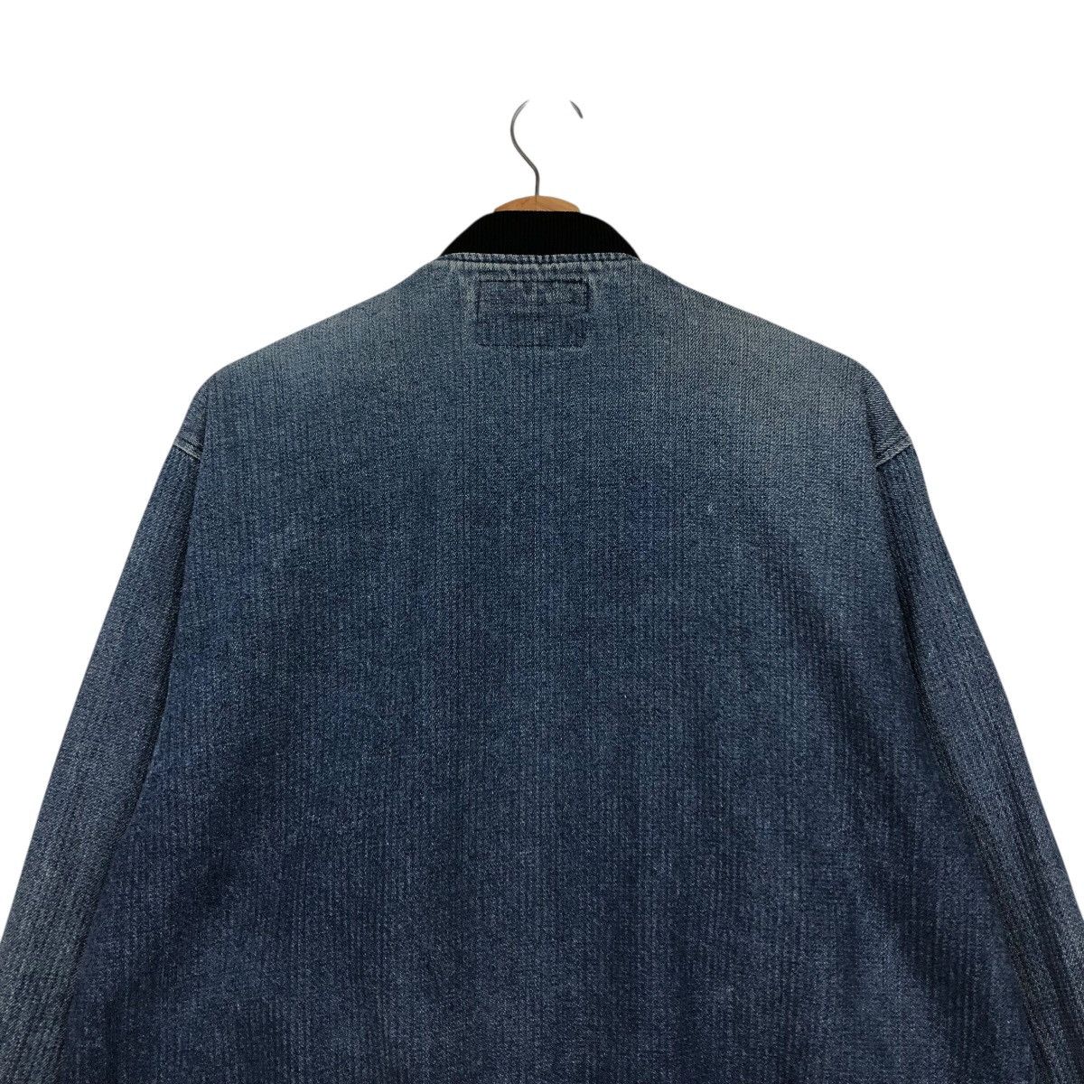 Japanese Brand 📌Vintage Denim Bomber Jacket Worker Big Born Issey Miyake Size US L / EU 52-54 / 3 - 10 Thumbnail