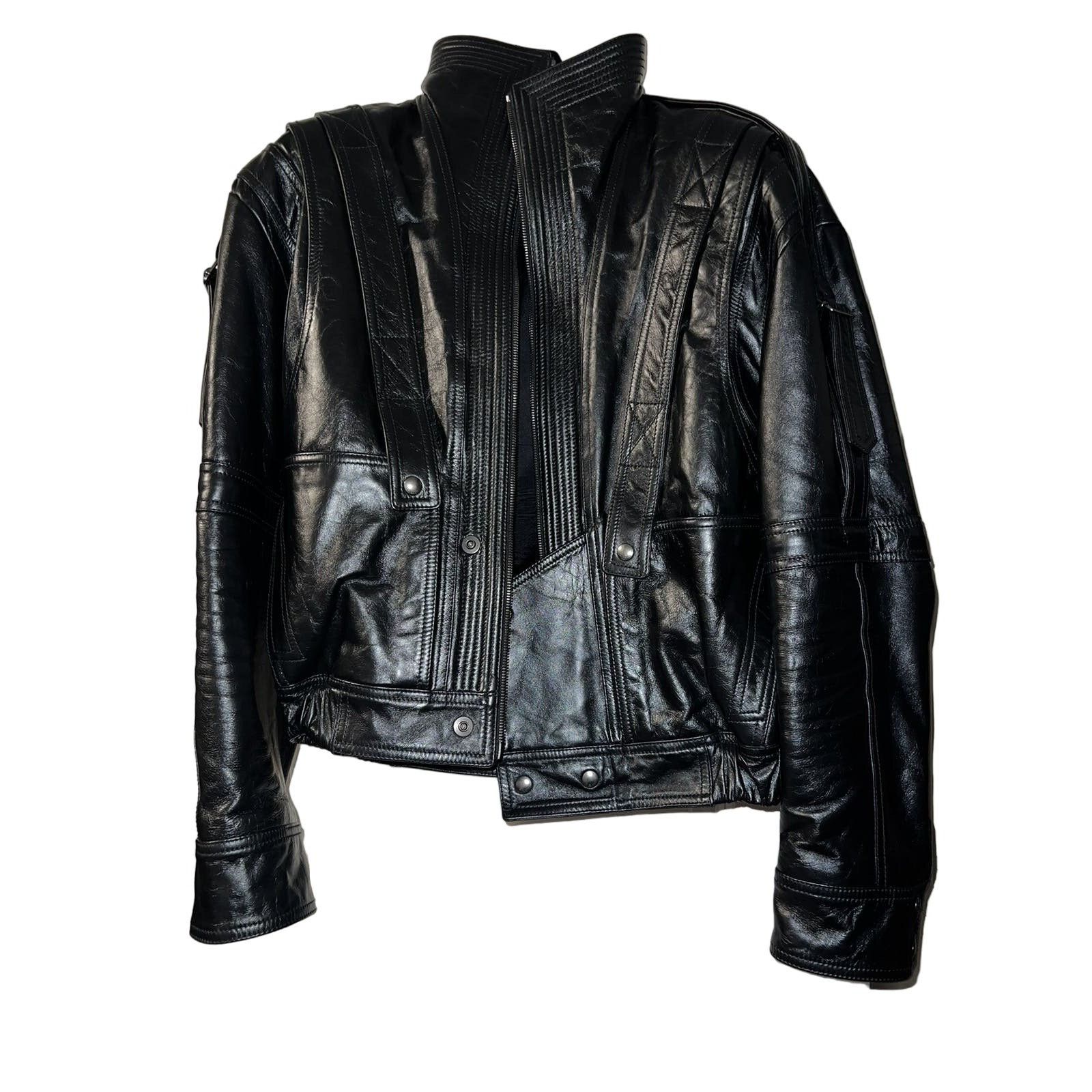 Givenchy Givenchy Calfskin Leather Bomber Size US M / EU 48-50 / 2 - 2 Thumbnail