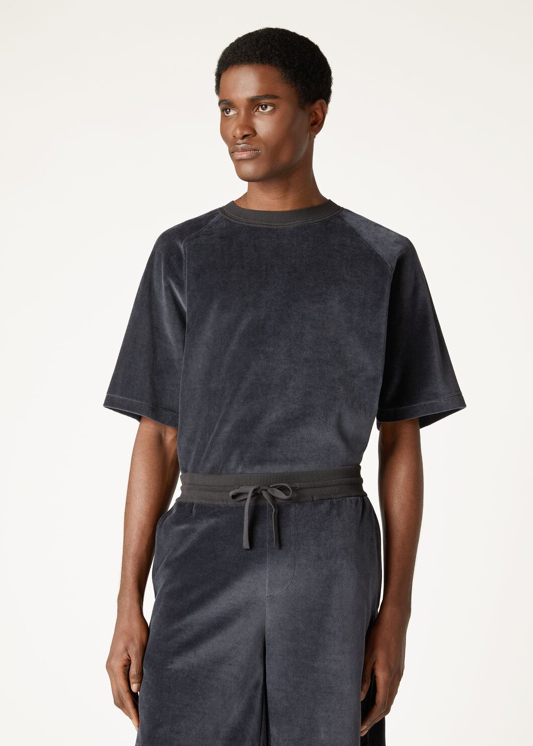 Loro Piana o1w1db10725 FAO5386 Duggia T-Shirt in Dark Grey Size US XL / EU 56 / 4 - 4 Thumbnail
