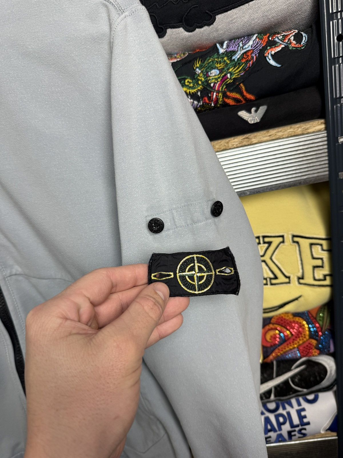 Stone Island Stone Island Zip Hoodie gray Size US S / EU 44-46 / 1 - 9 Thumbnail