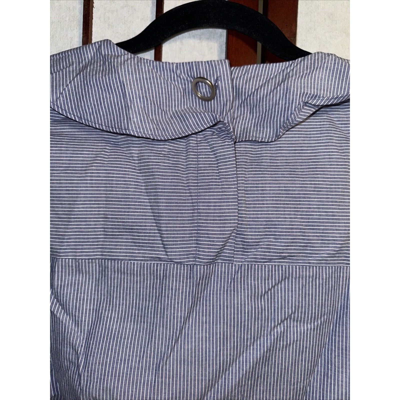 Other Roem Blue Pinstripes Ruffle Blouse Shirt NO SIZE Lightweight Size XS / US 0-2 / IT 36-38 - 7 Thumbnail